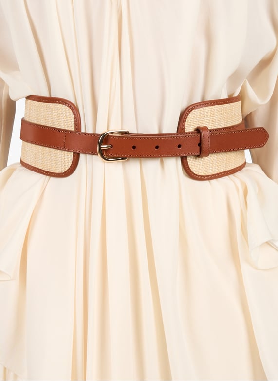 wide brown belt for dress Yours Women's Tan Size 18-20 Designed with a gold Brown Leather Belt Buckle Belt
