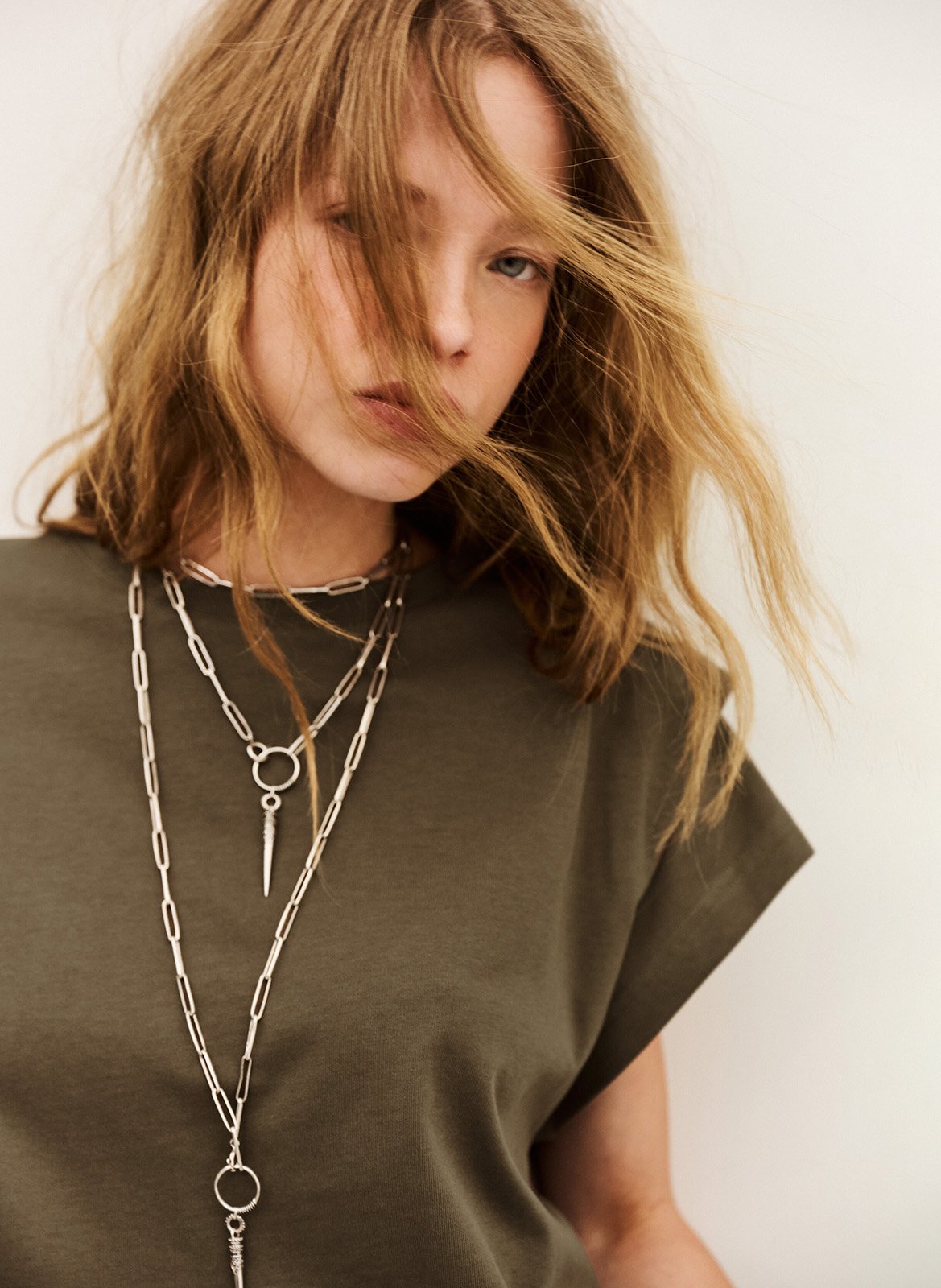 T-shirt met korte mouw BA&SH Bruin
