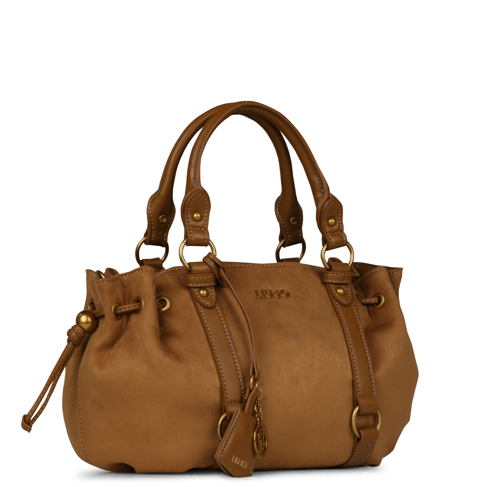 Sac bandoulière uni LIU JO Marron