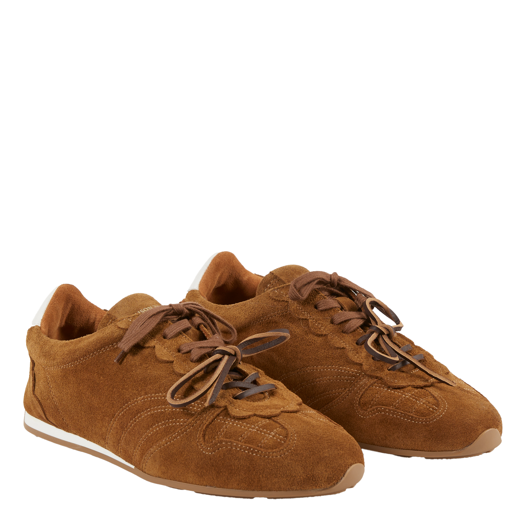 Niedrige Ledersneaker MAISON TOUFET Braun