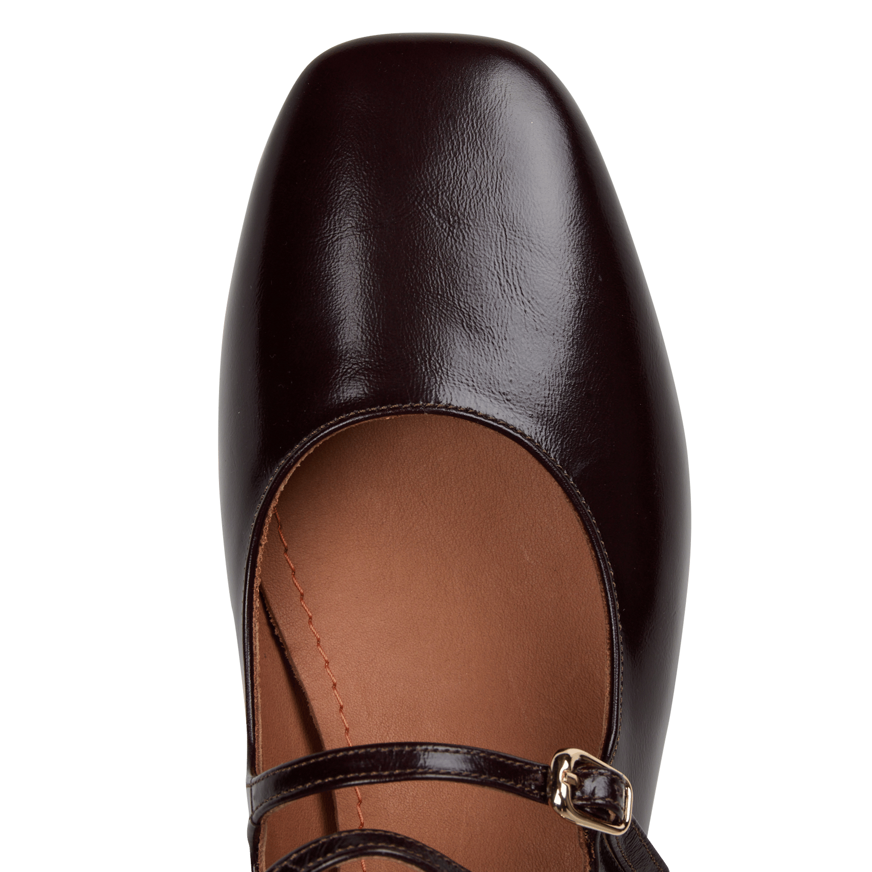 Mary Jane-schoenen van lakleer JB MARTIN Bruin