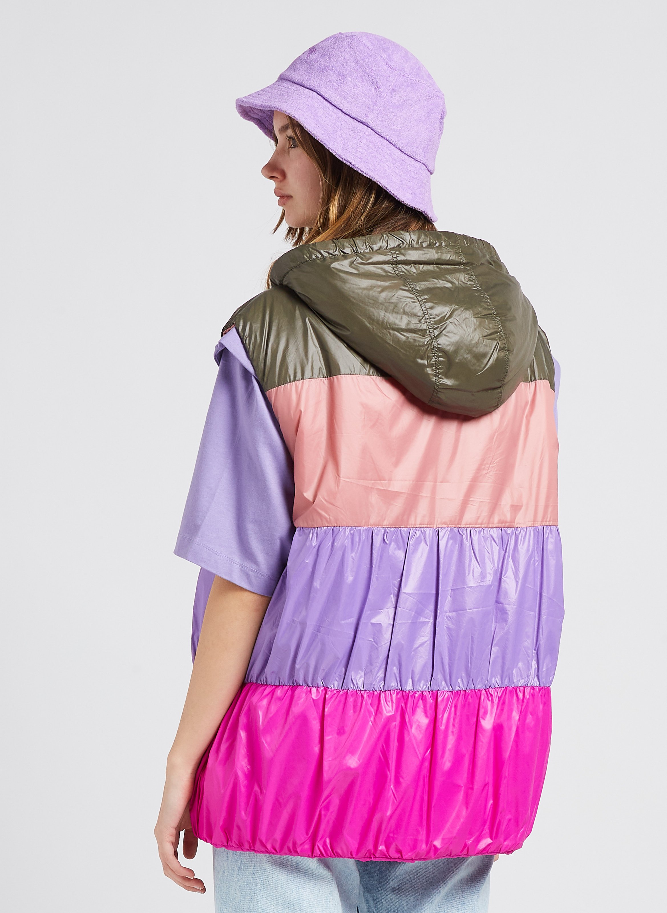 Padded gilet Multicolored