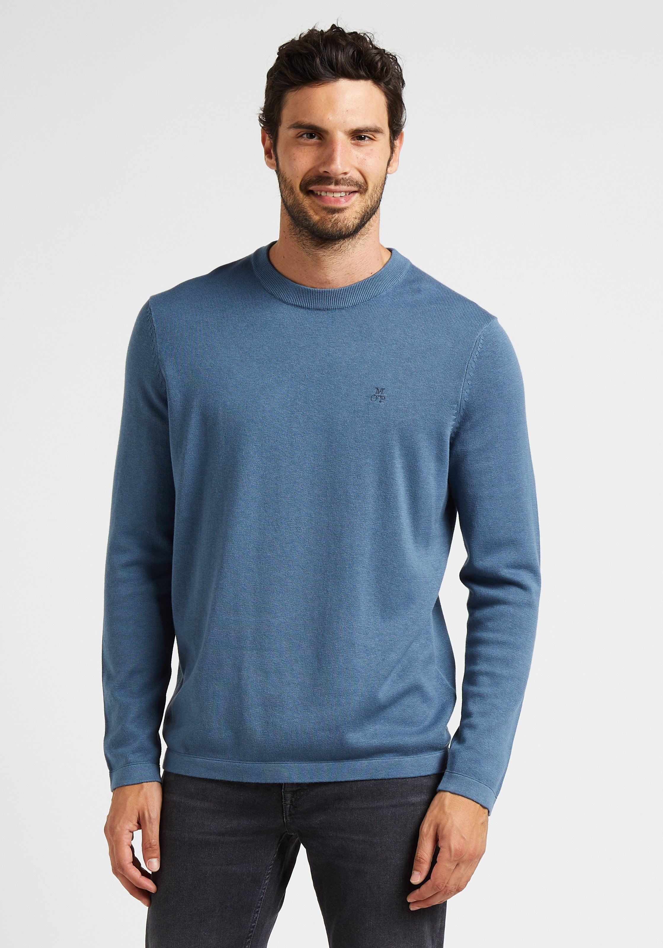 Pull col mao discount homme