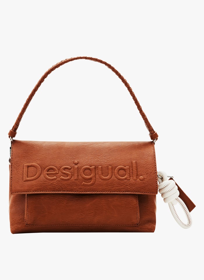 Sac desigual bandouliere sales marron