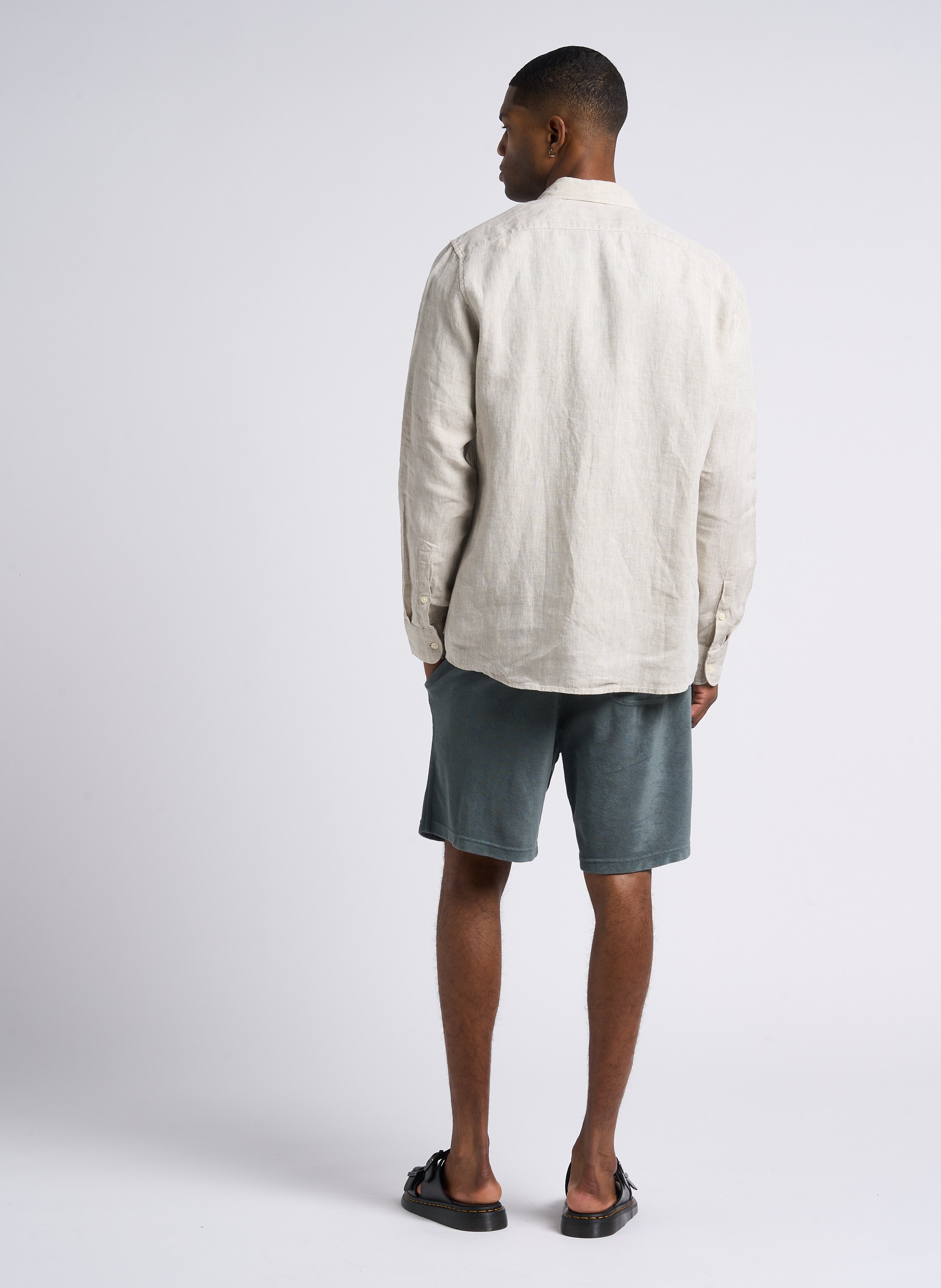 Tee-shirt droit col rond en coton HARTFORD Vert