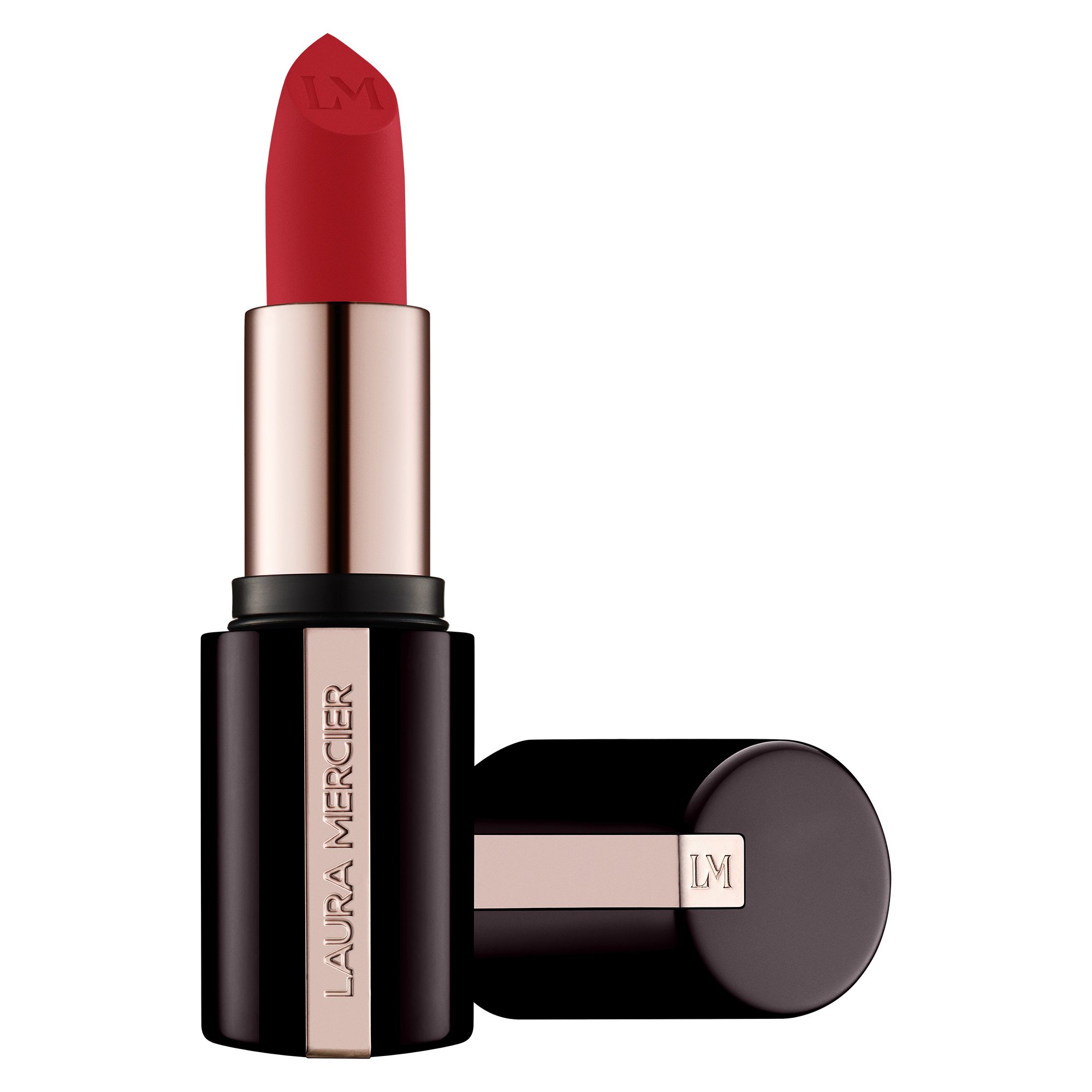 CAVIAR MATTE LIPSTICK VOOR EEN GLADDE FINISH LAURA MERCIER 520 scarlet velvet