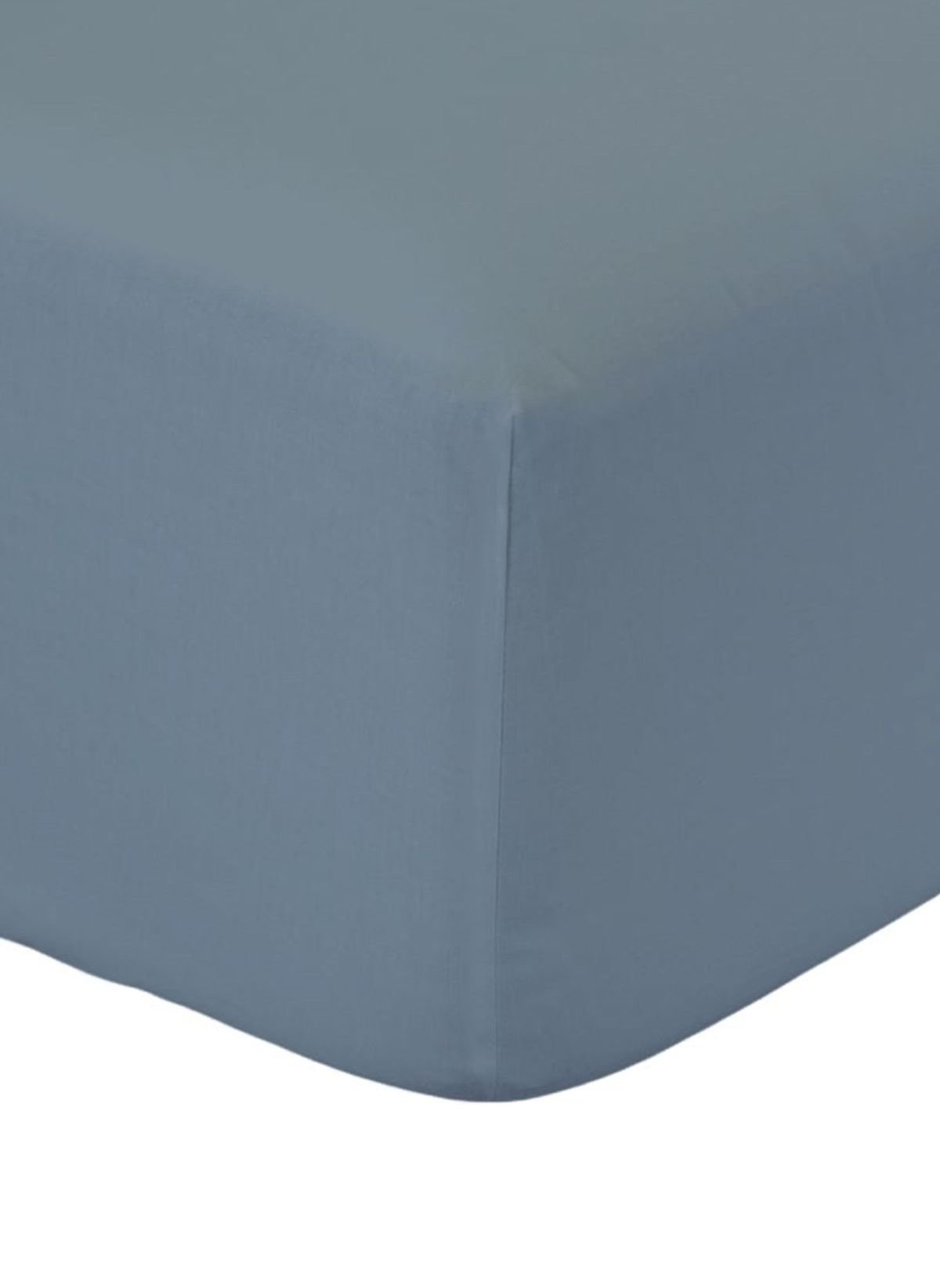 Fitted sheet for cotton bed TODAY LINGE DE MAISON Blue