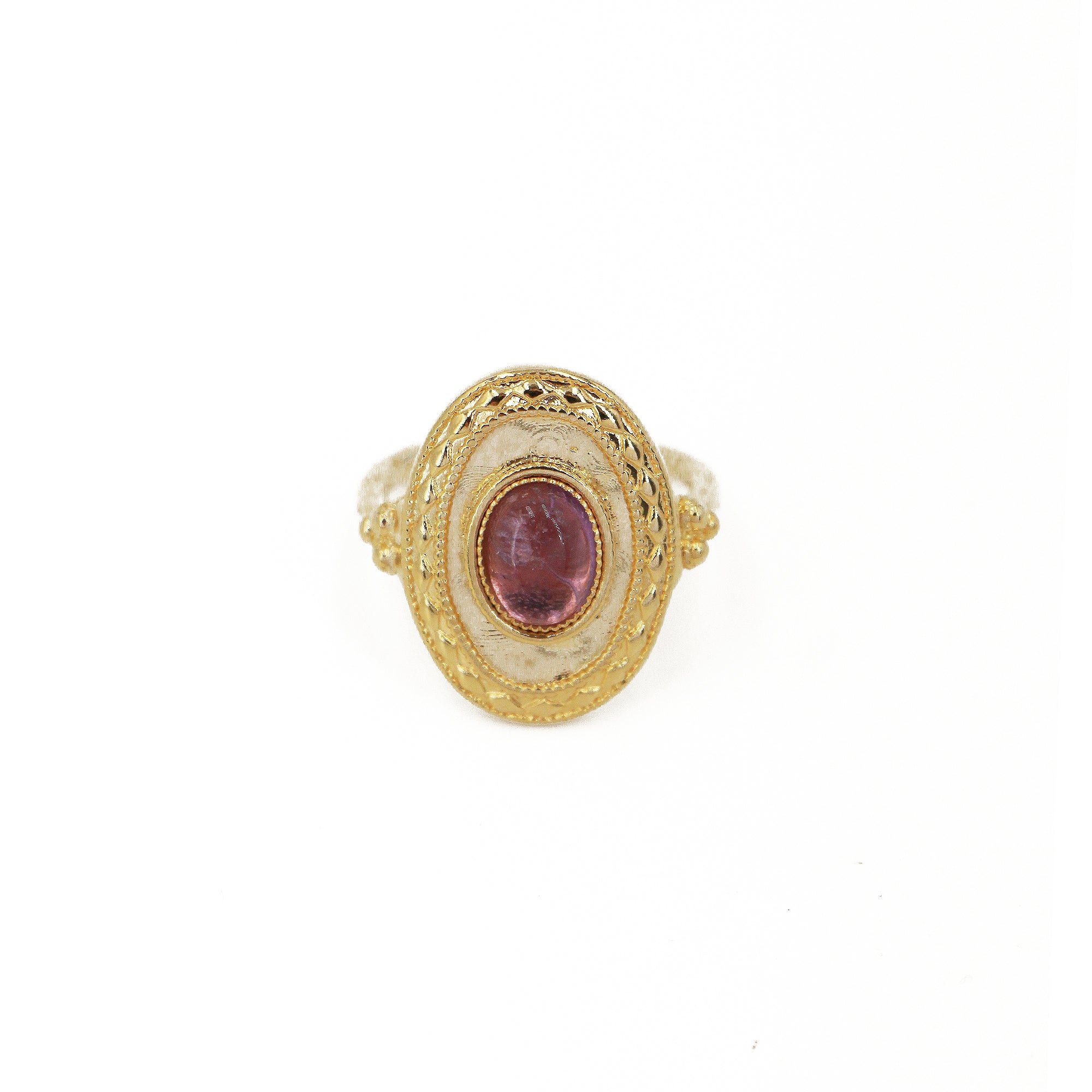 Bague plaqué or kate NILAI Purple