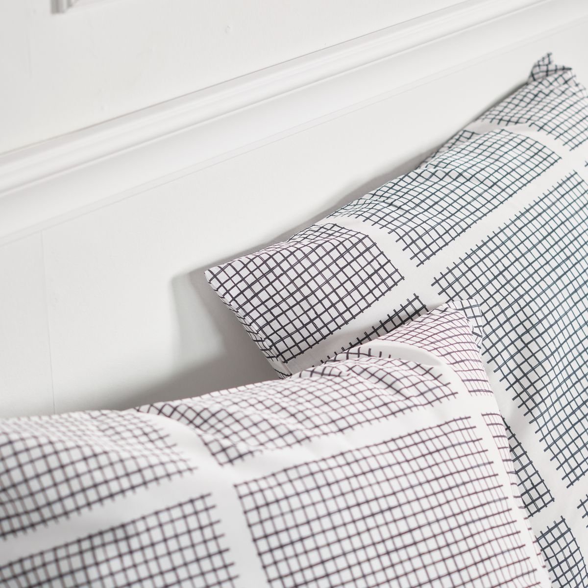 Printed cotton bed set TODAY LINGE DE MAISON White