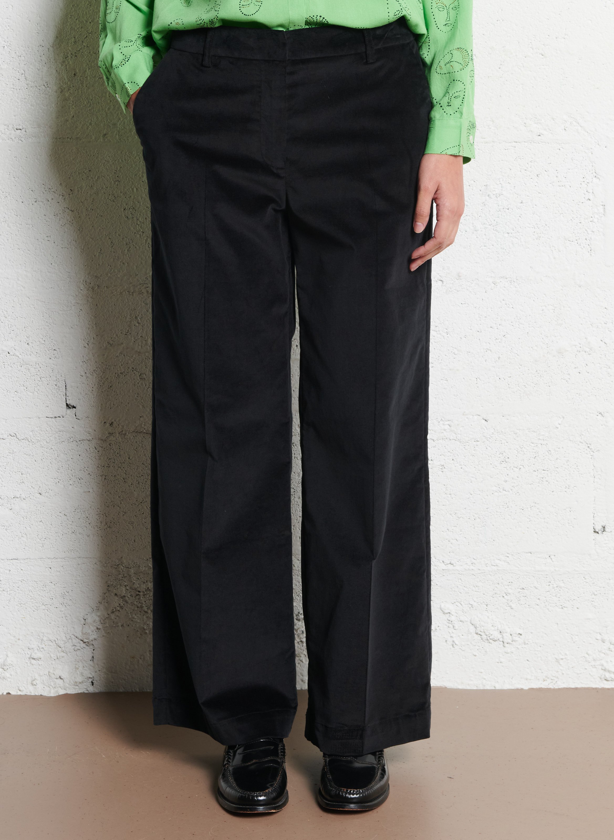 Cotton-blend bucket hat NICE THINGS Black