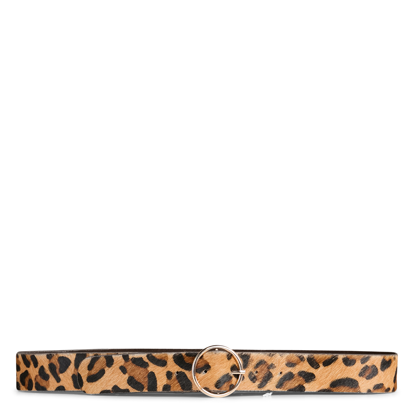 Ceinture en cuir imprimée SUD EXPRESS Marron