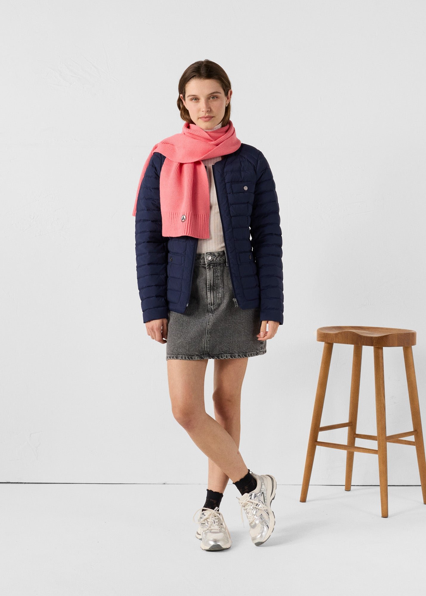Ingrid tailored puffer jacket JOTT Blue