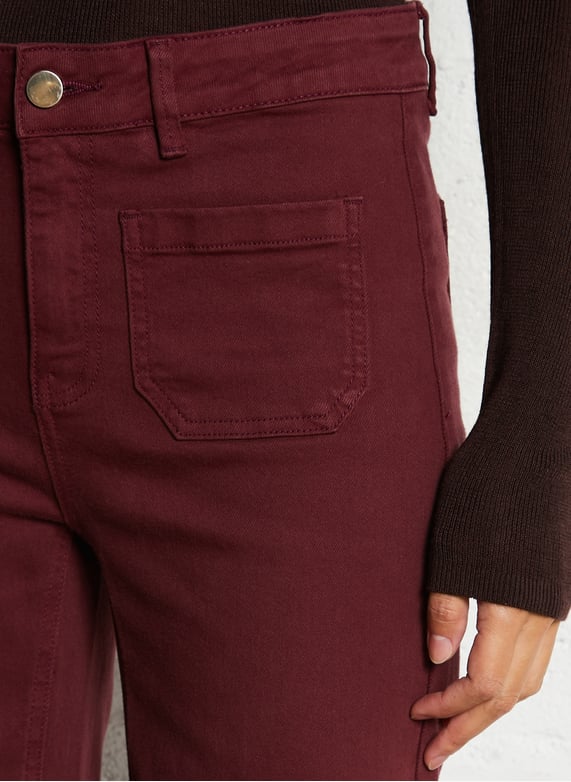 Bootcut-Jeans | Rot by MAISON 123 Bootcut-Jeans Rot