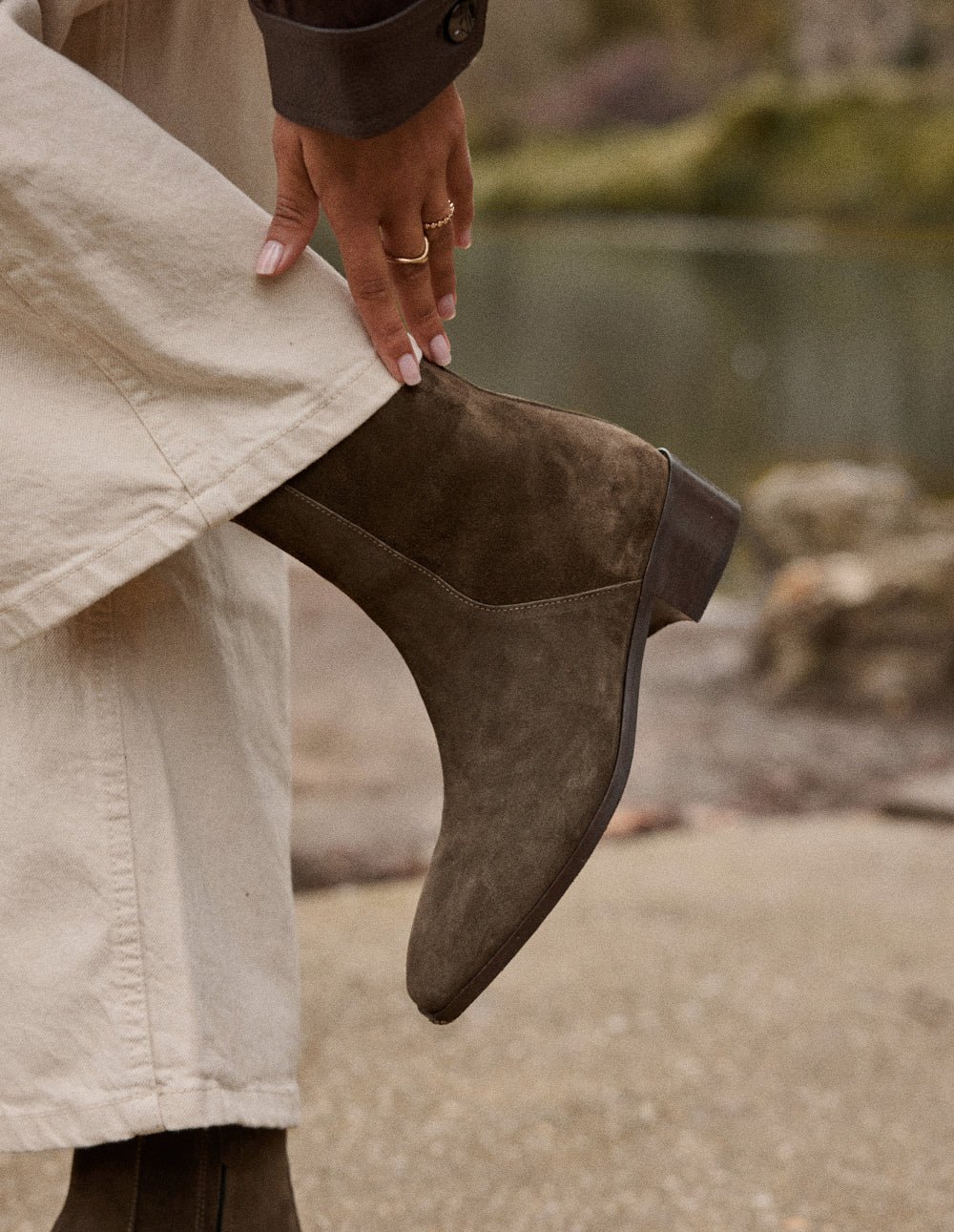 Ankle boots ODAJE EX. M.MOUSTACHE Khaki