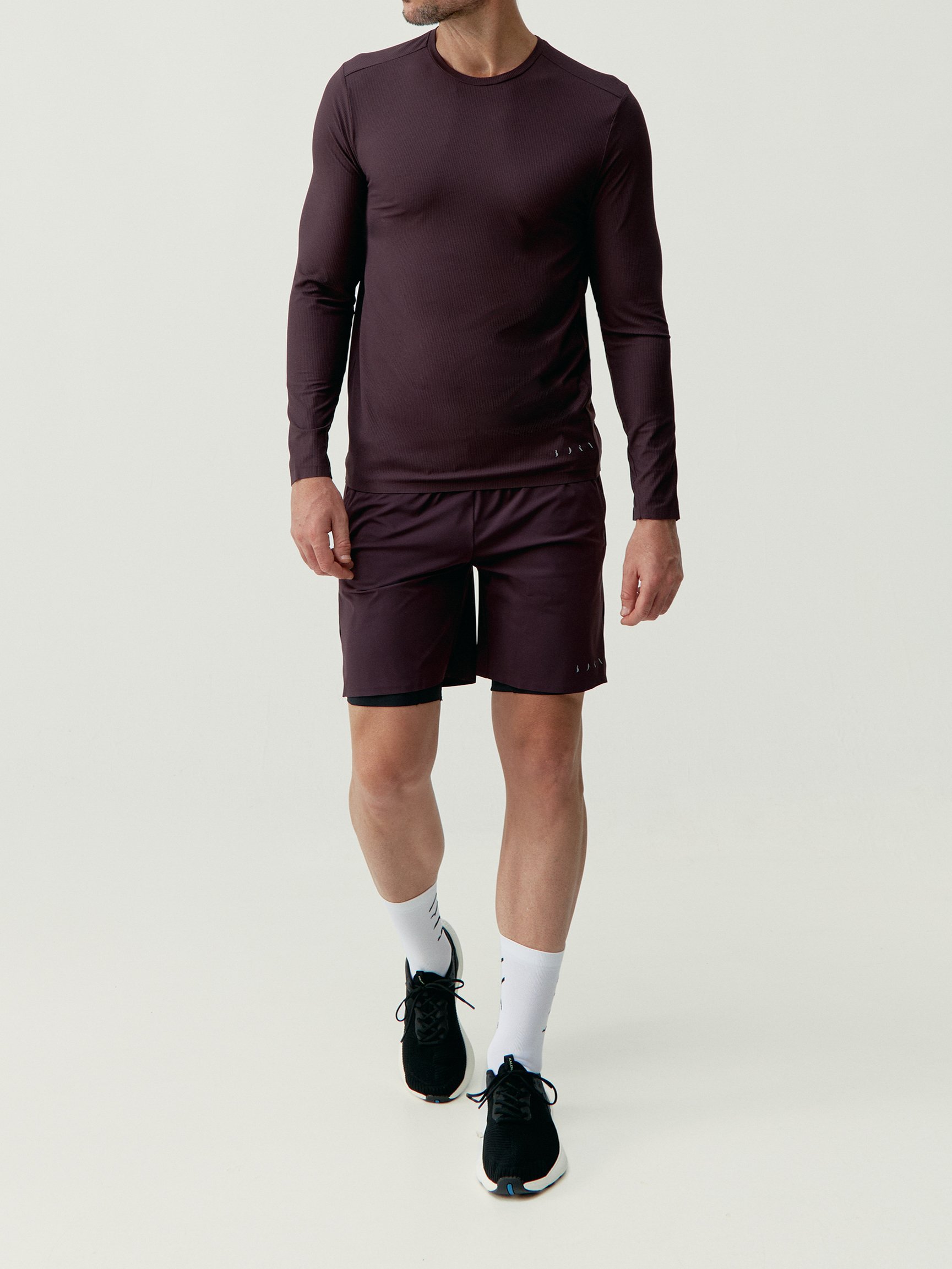 Short-sleeve performance sports T-shirt BORN LIVING YOGA Red