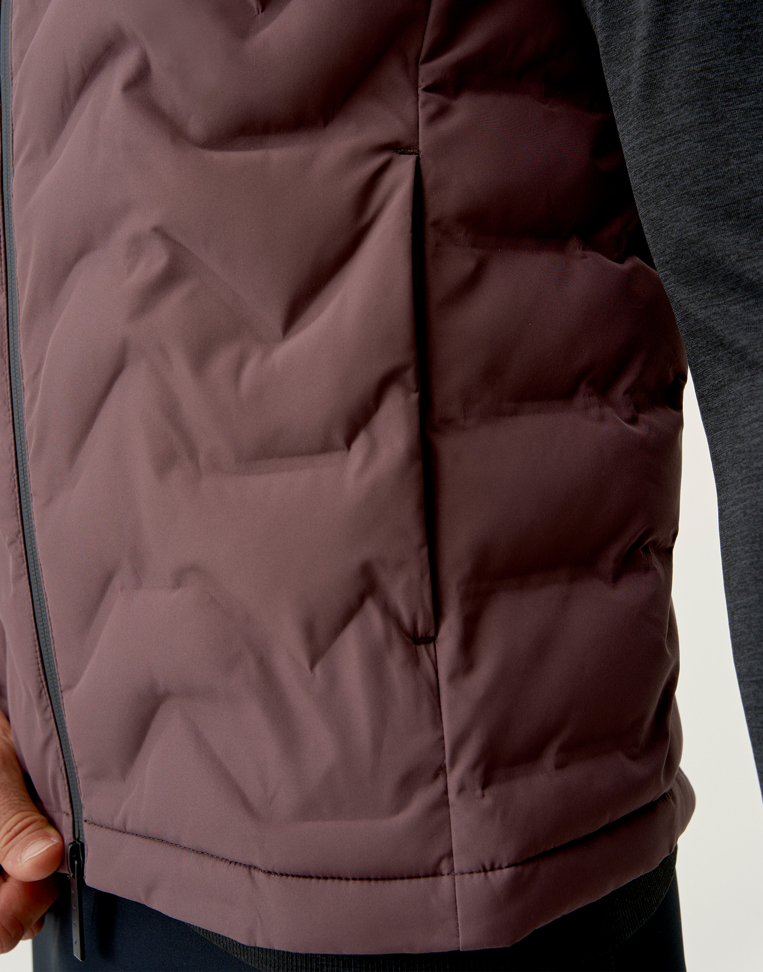 Zip-up performance athleisure sports jacket BORN LIVING YOGA Red