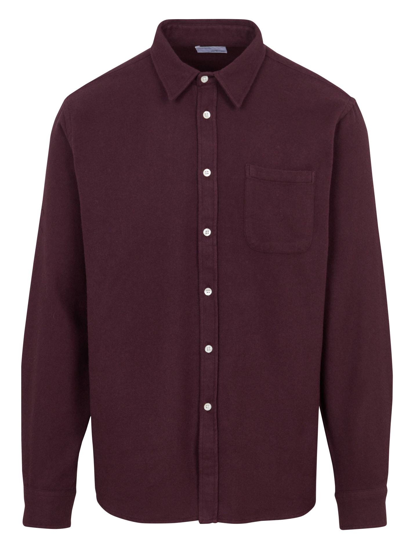 Chemise col classique en coton bio COLORFUL STANDARD Rouge