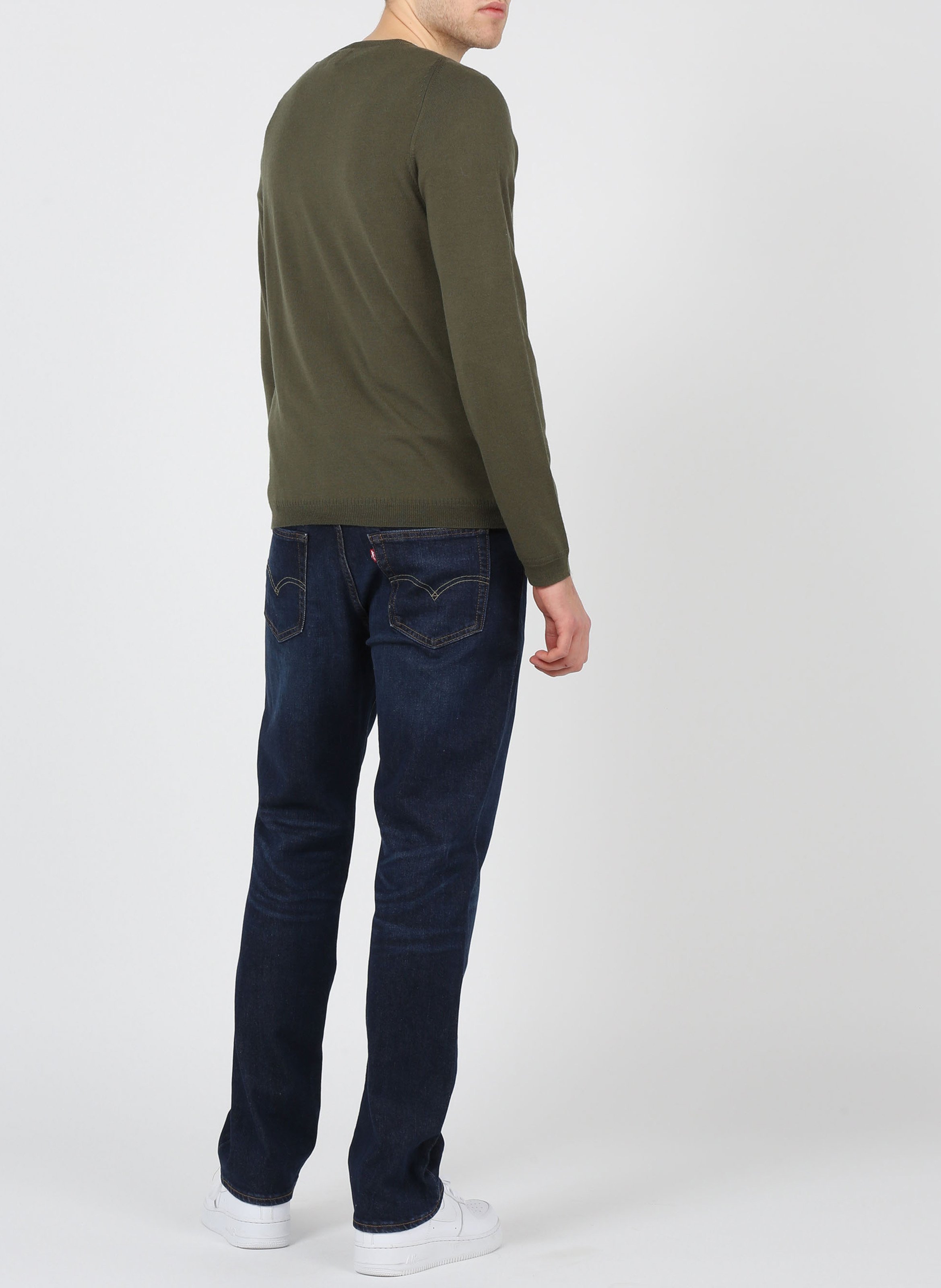 Wollpullover mit V-Ausschnitt, Regular Fit AU PRINTEMPS PARIS Khaki