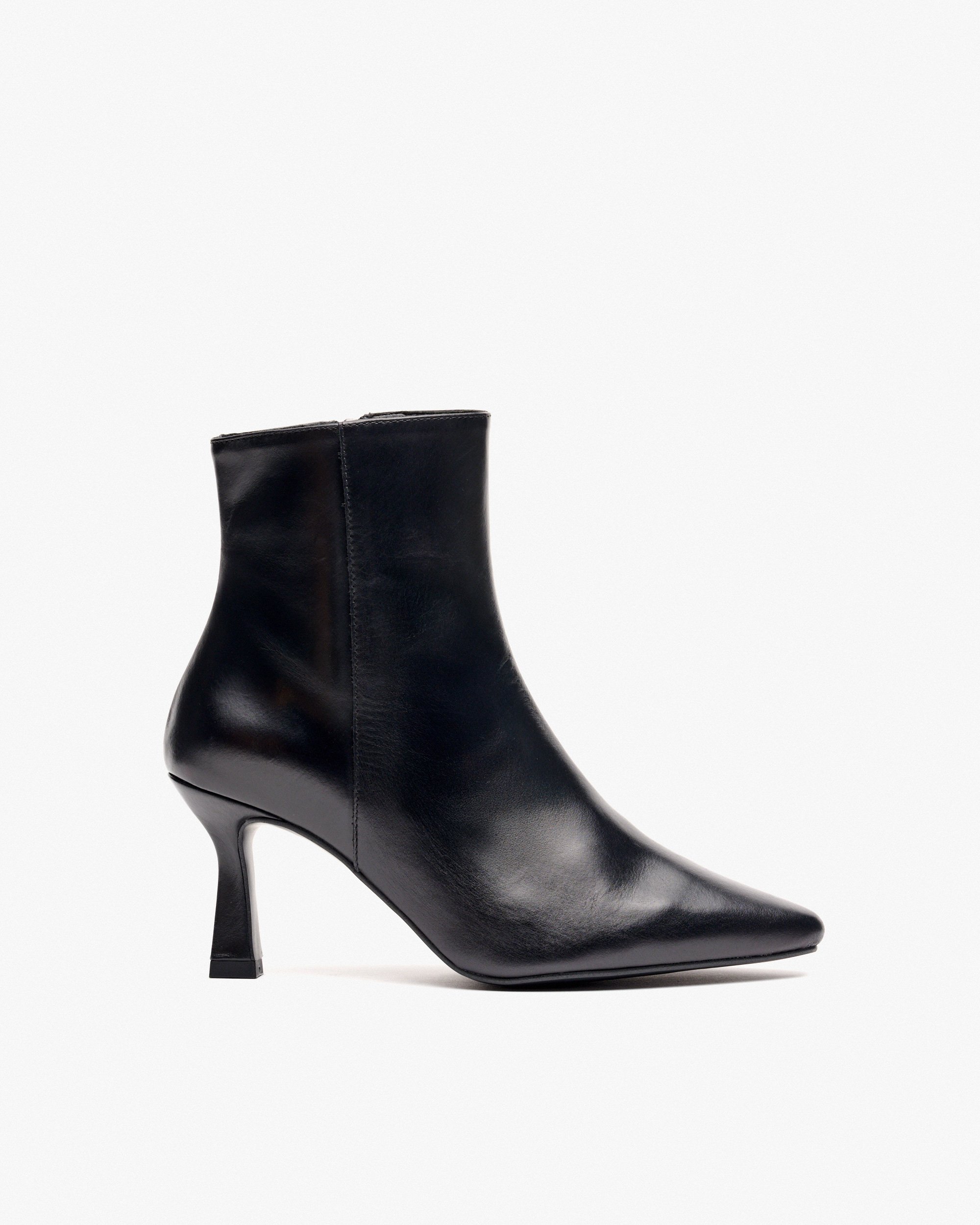 Black leather ankle boots PEDRO MIRALLES Black