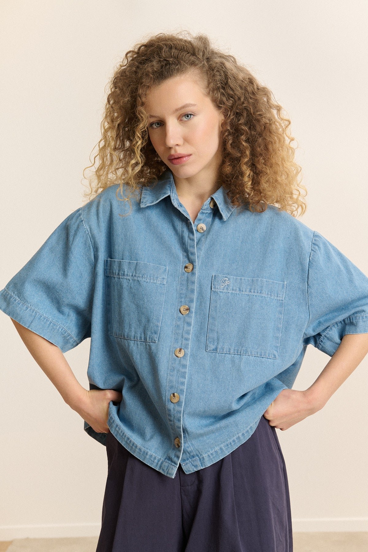 Shirt Celine GARANCE PARIS Blue