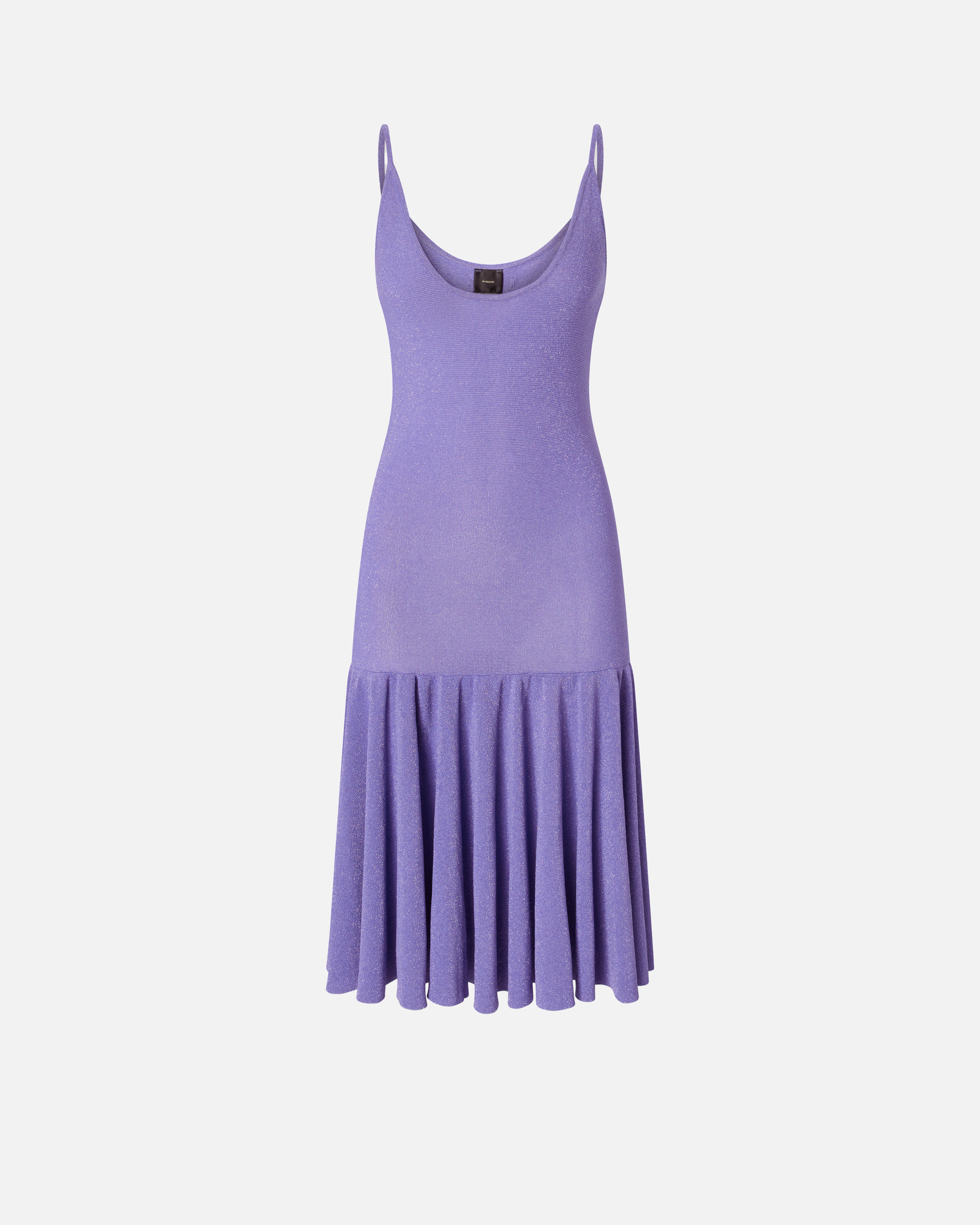 Robe courte avec bretelles et plis PINKO Violet