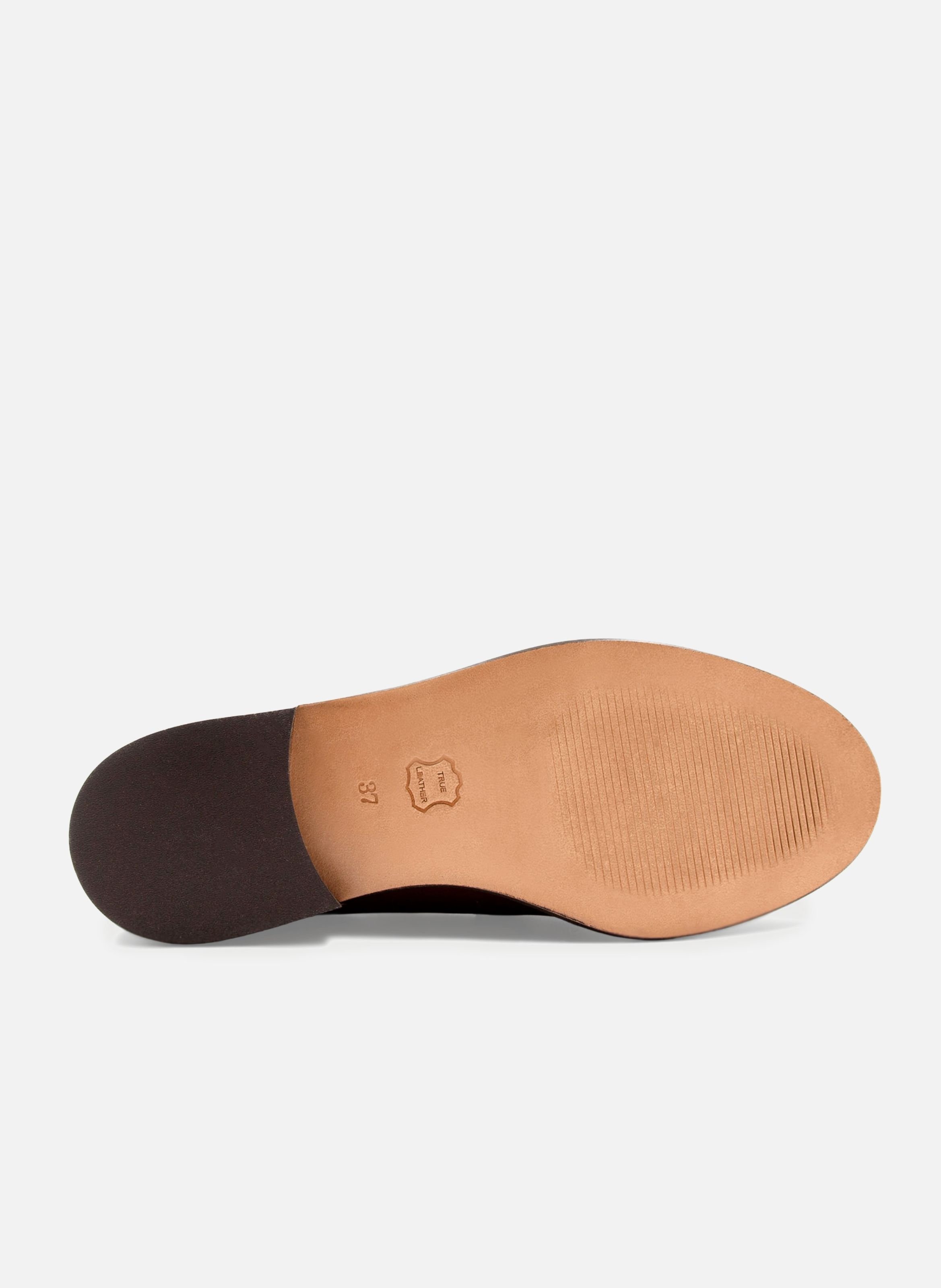 Leather loafers Red