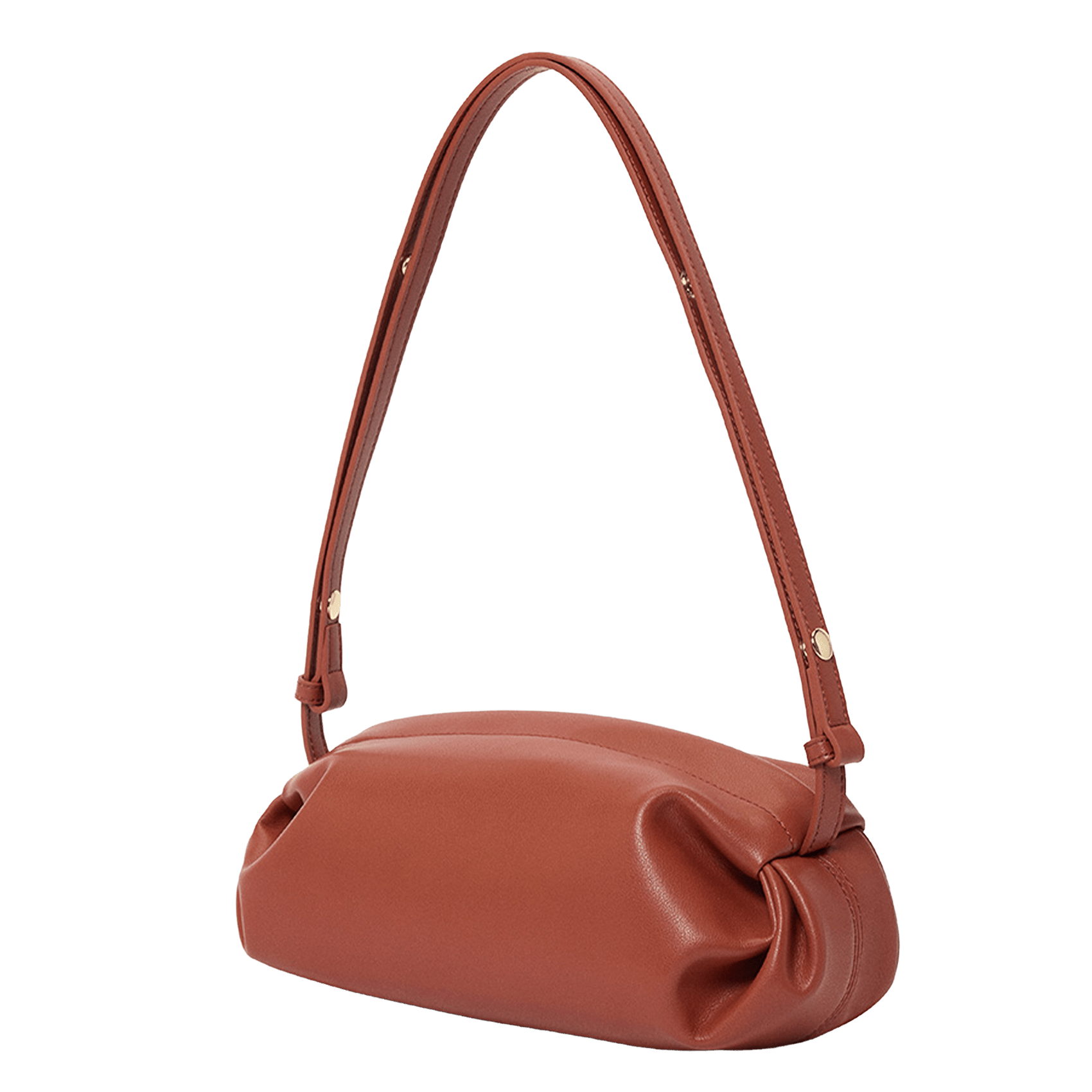 Handtasche aus Leder SIMORRA Orange