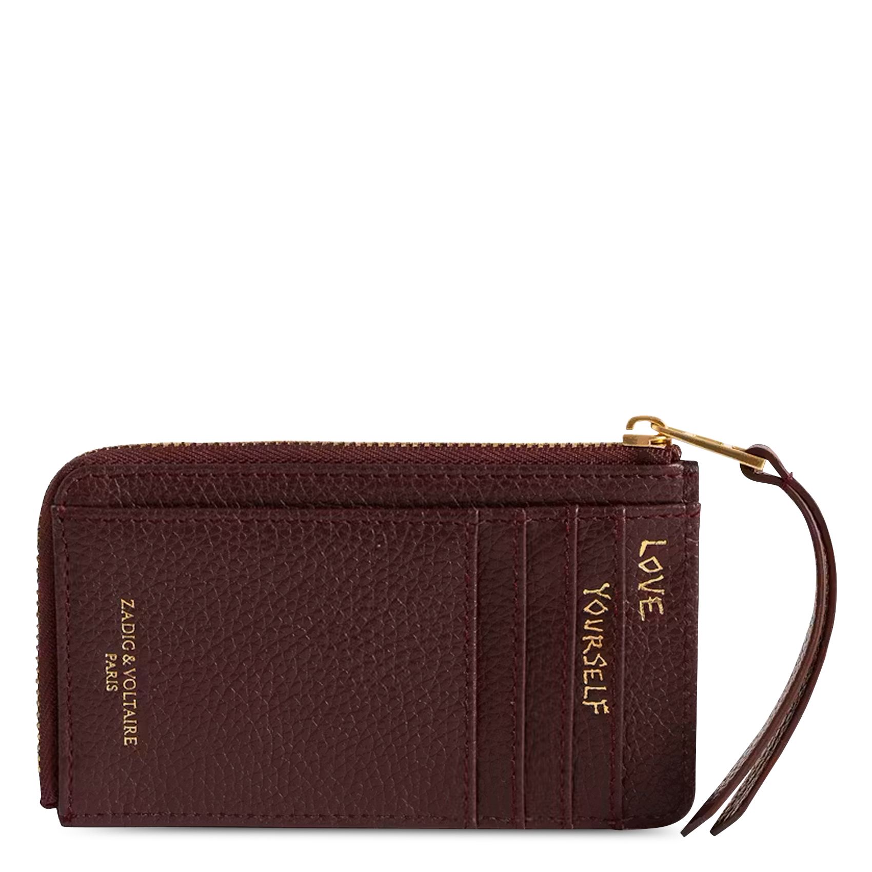 Kartenetui aus Leder | Violett ZADIG&VOLTAIRE Damen