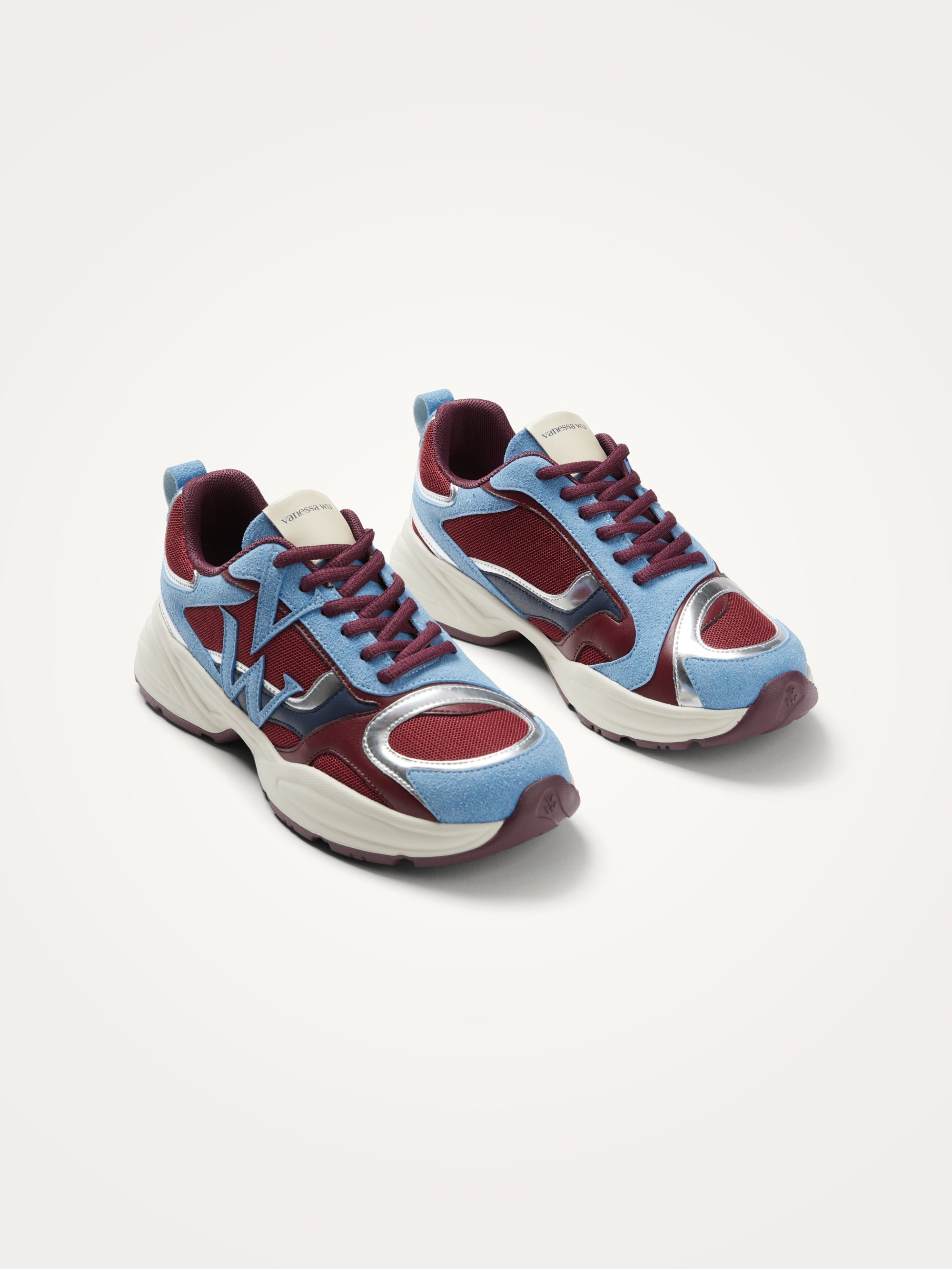Low-top mesh sneakers | Blue VANESSA WU Women