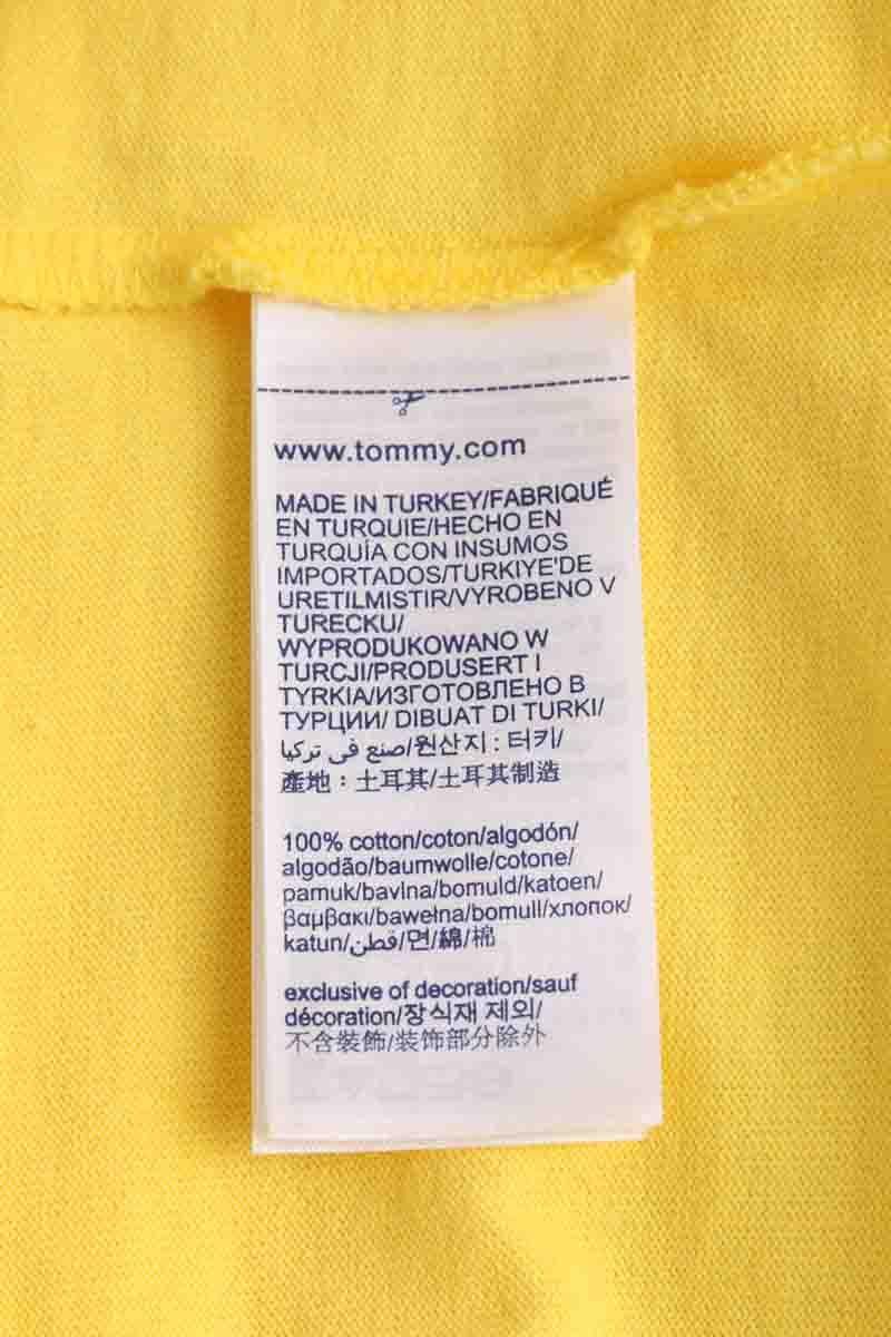 T-shirt TOMMY HILFIGER - SECONDE MAIN Yellow