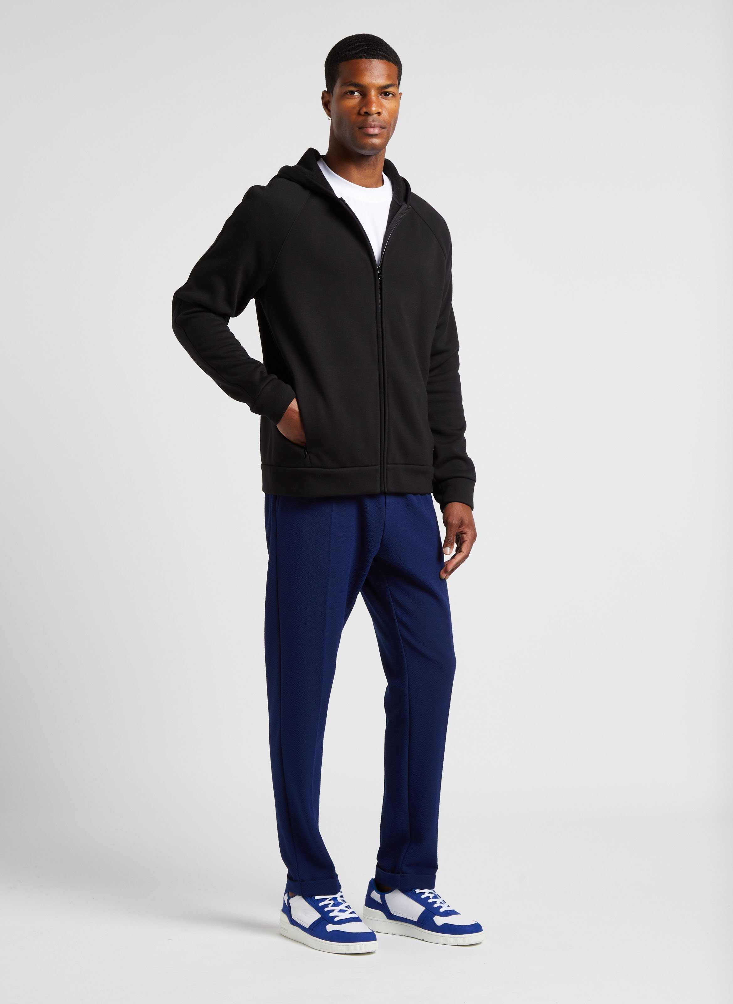 Texturierter Slim-Fit-Jogginganzug IKKS Blau