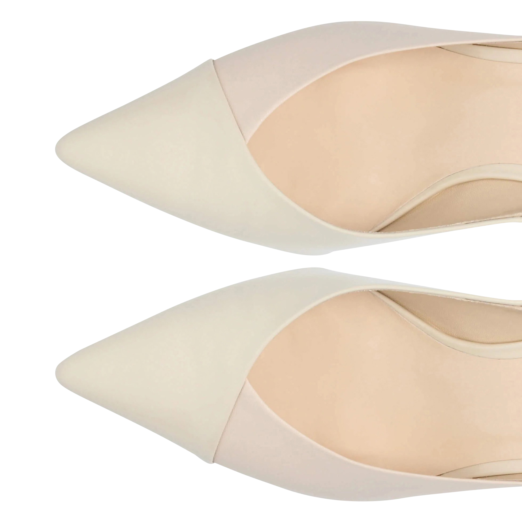 Low-heeled leather pumps REPETTO Beige