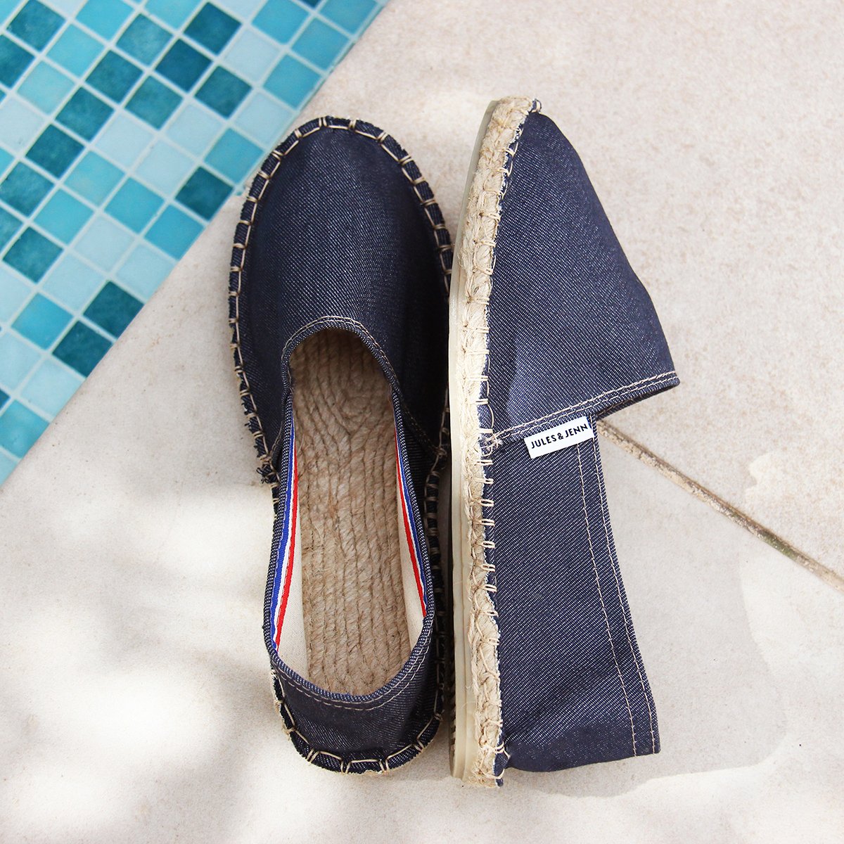 Denim canvas espadrilles Blue