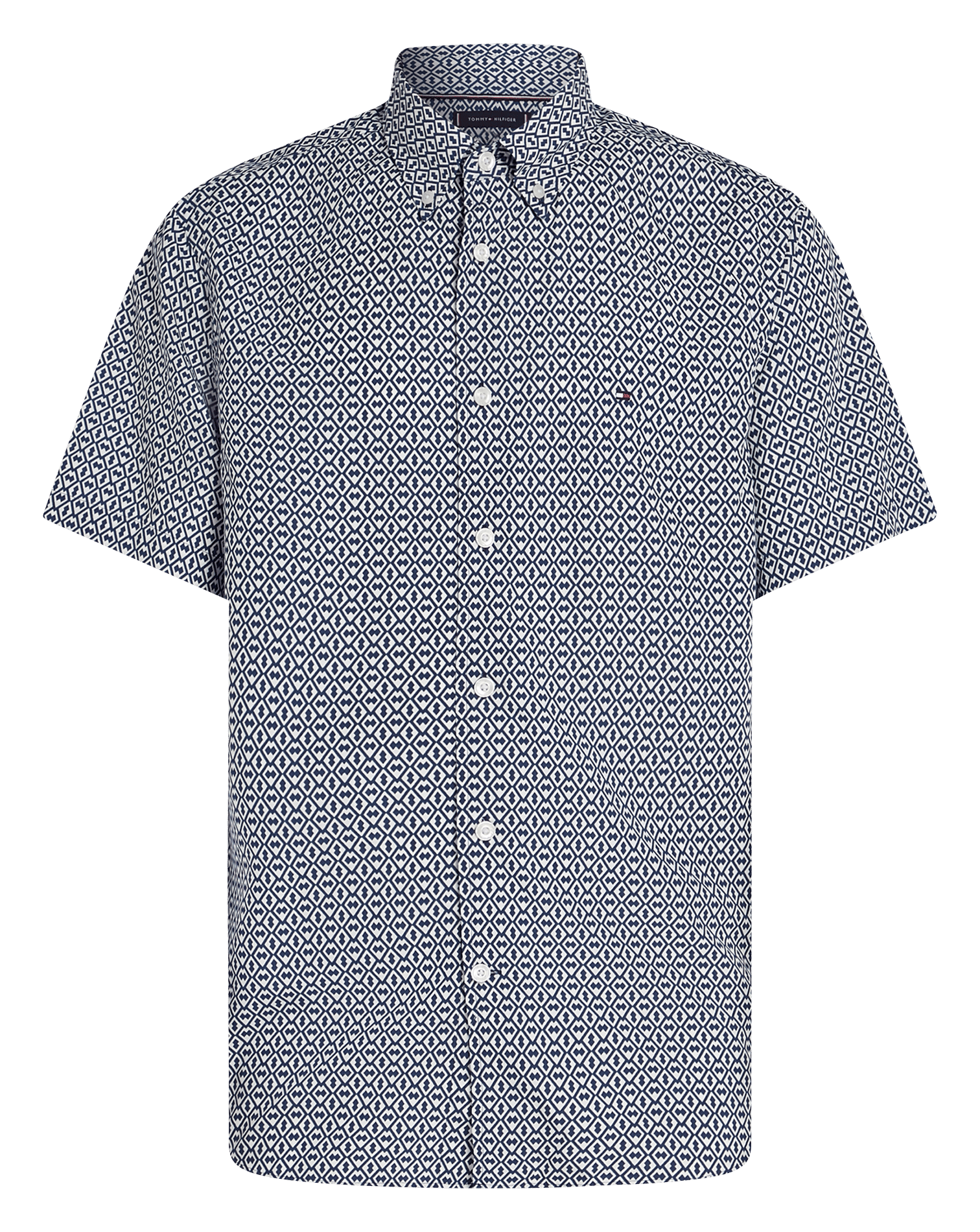 Chemise col classique imprimée TOMMY HILFIGER Bleu