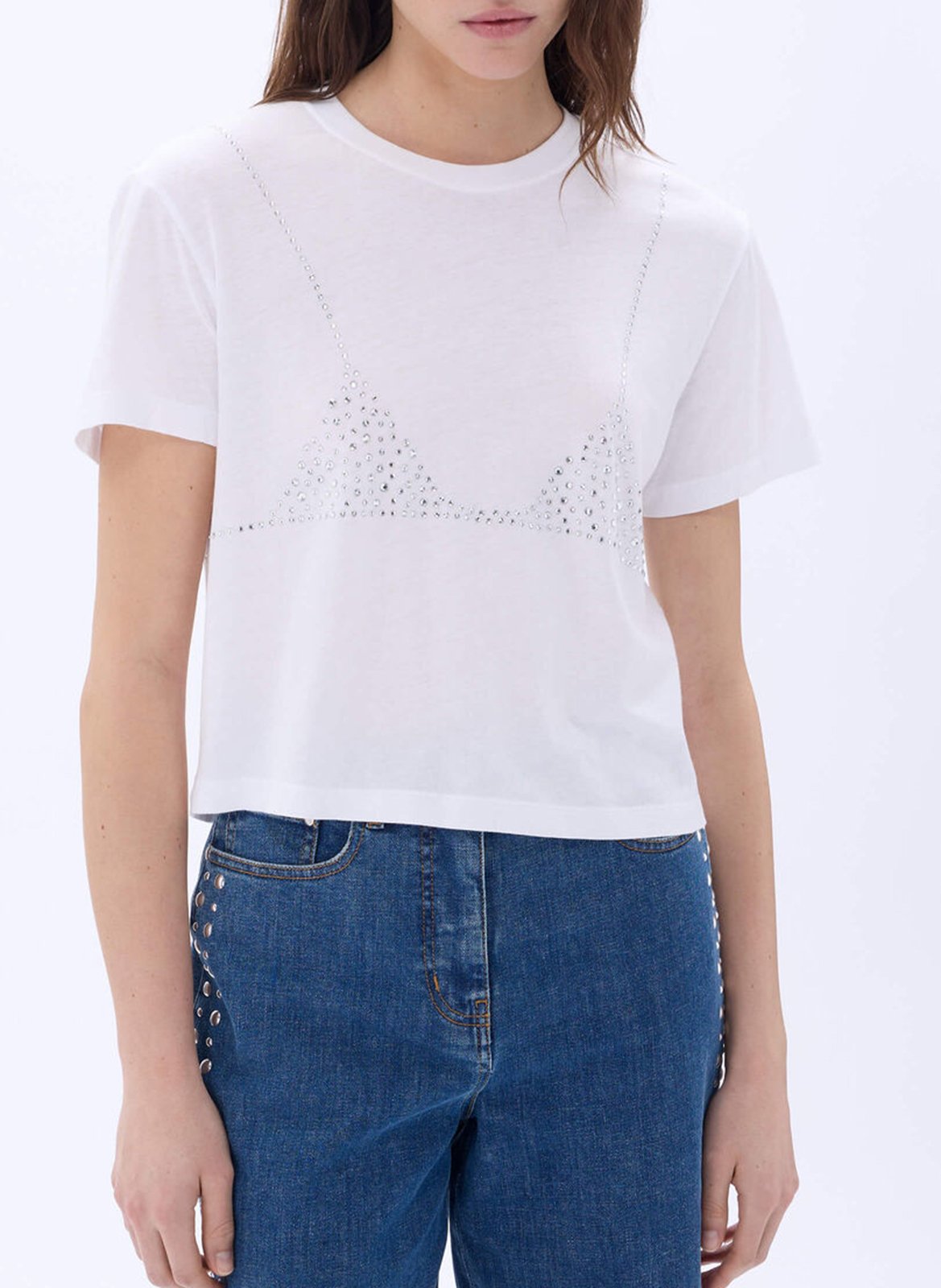 トップス MEDI LINGERIE TROMPE L`OEIL TEE MEDI LINGERIE TROMPE L`OEIL TEE（Tシャツ/カットソー）｜Ameri
