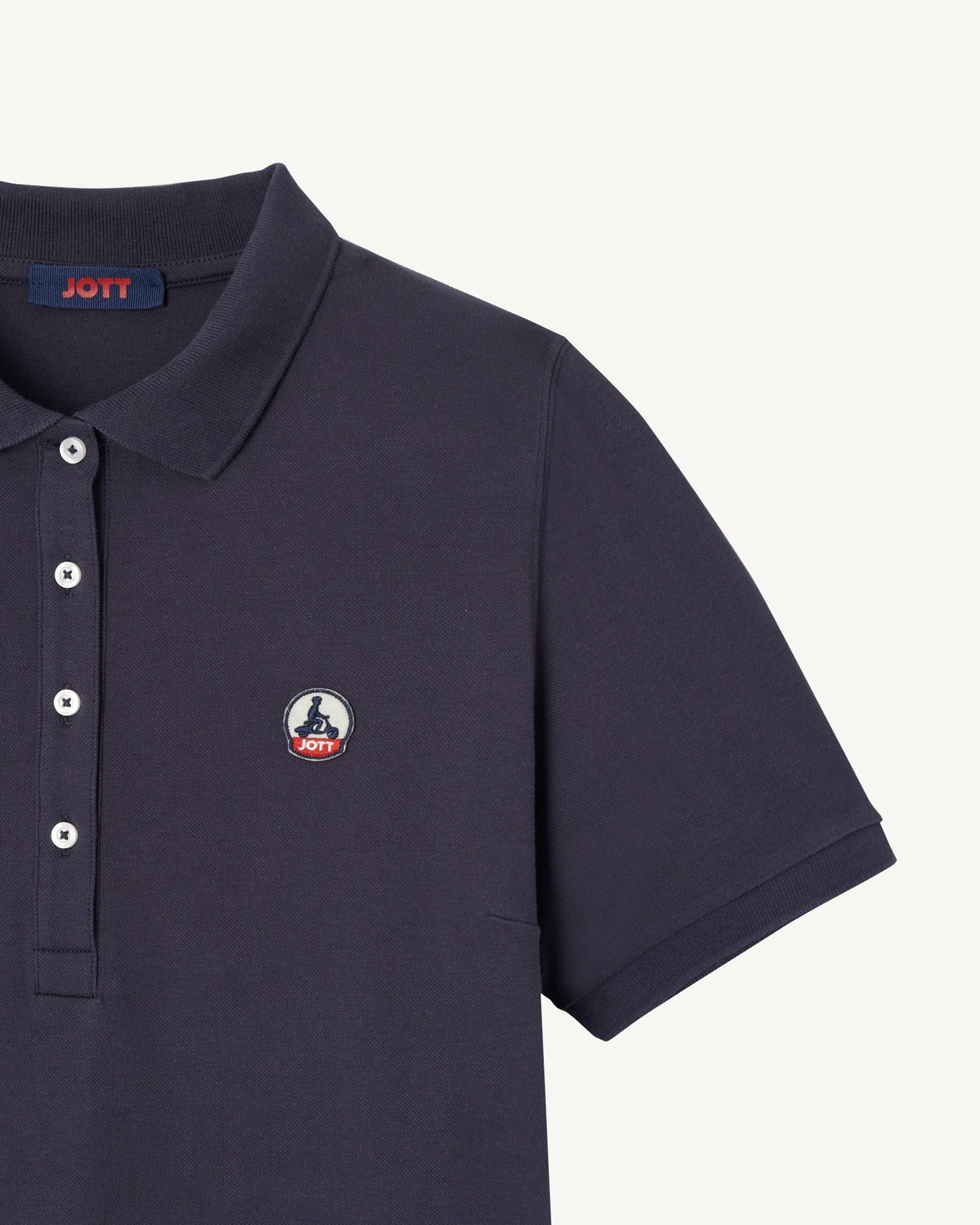 Organic cotton polo dress Palma JOTT Blue