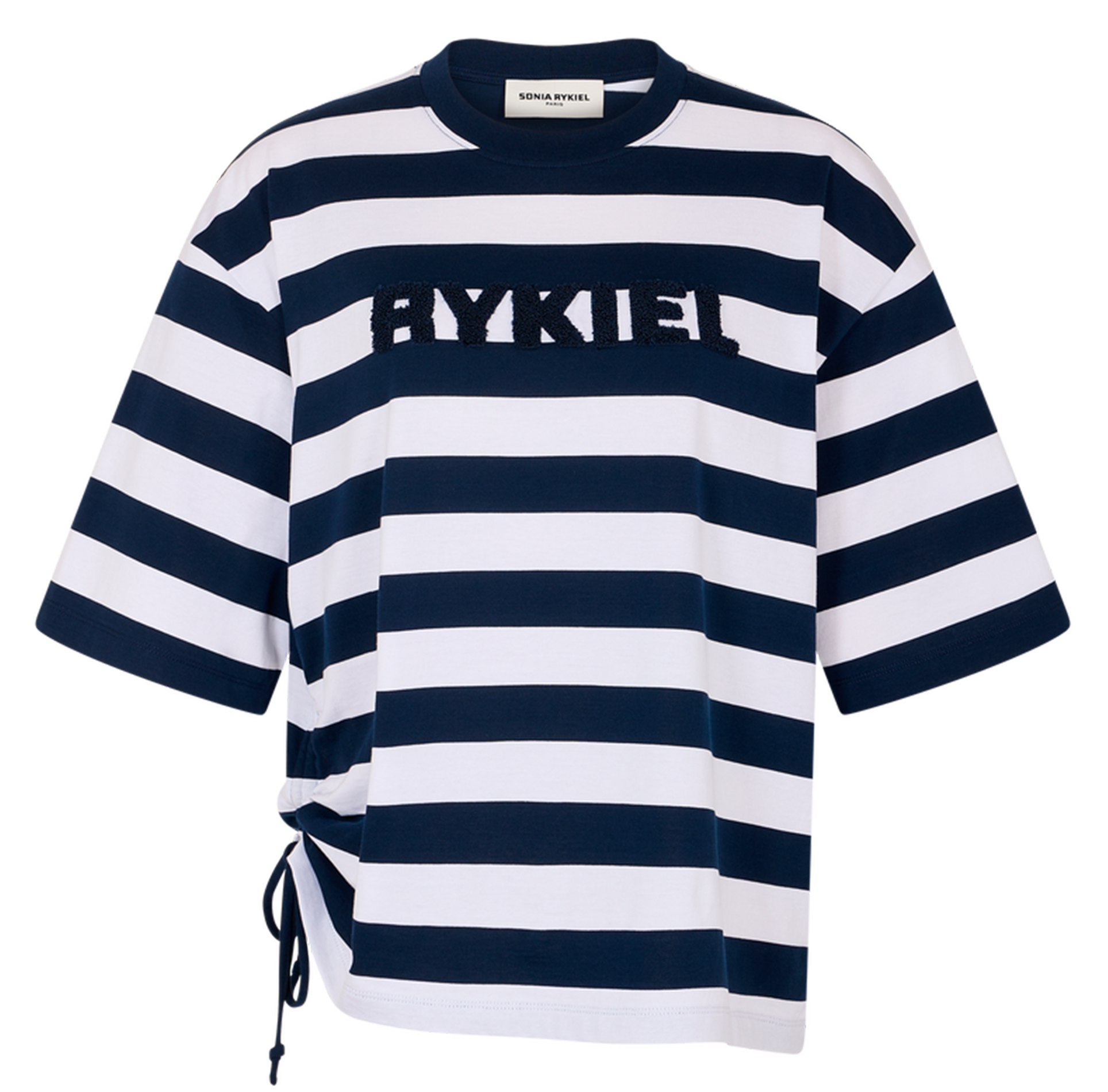Straight striped cotton T-shirt SONIA RYKIEL Multicolored
