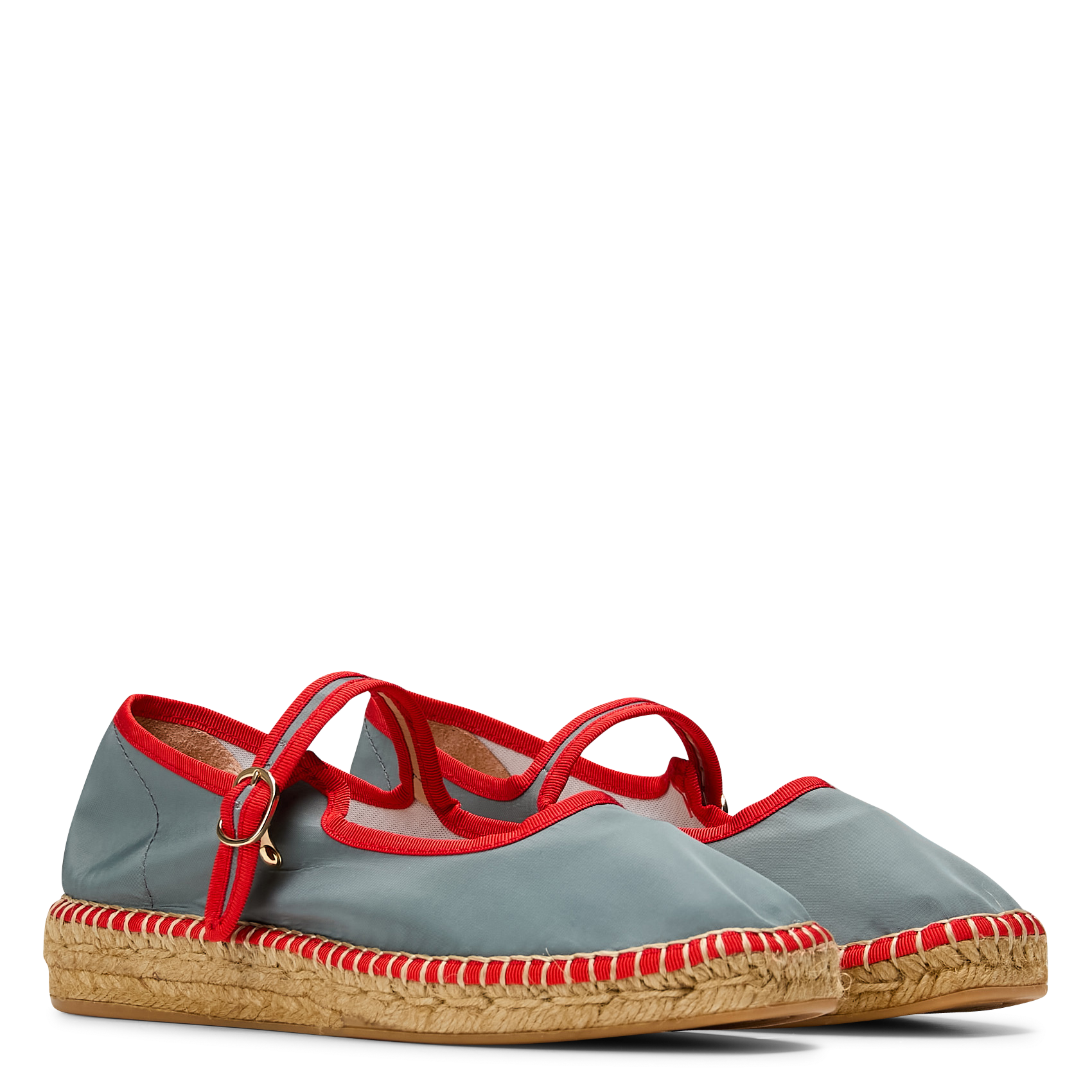 Platte espadrilles van linnen NAGUISA Veelkleurig