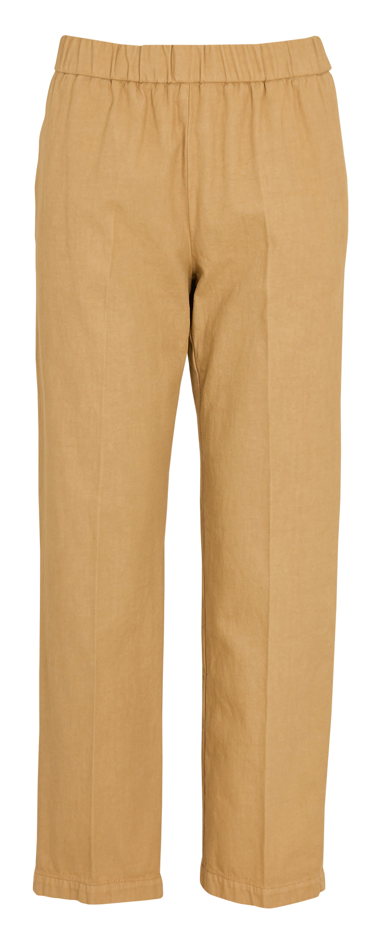 Katoenen straight fit pantalon POMANDERE Beige