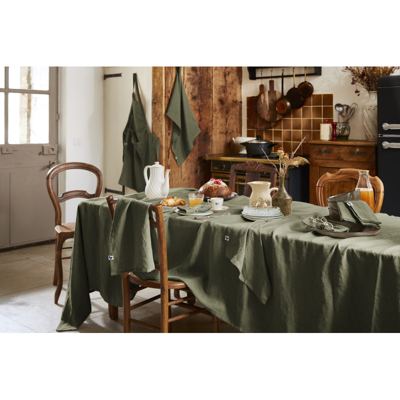 Cotton gauze tablecloth  Thym