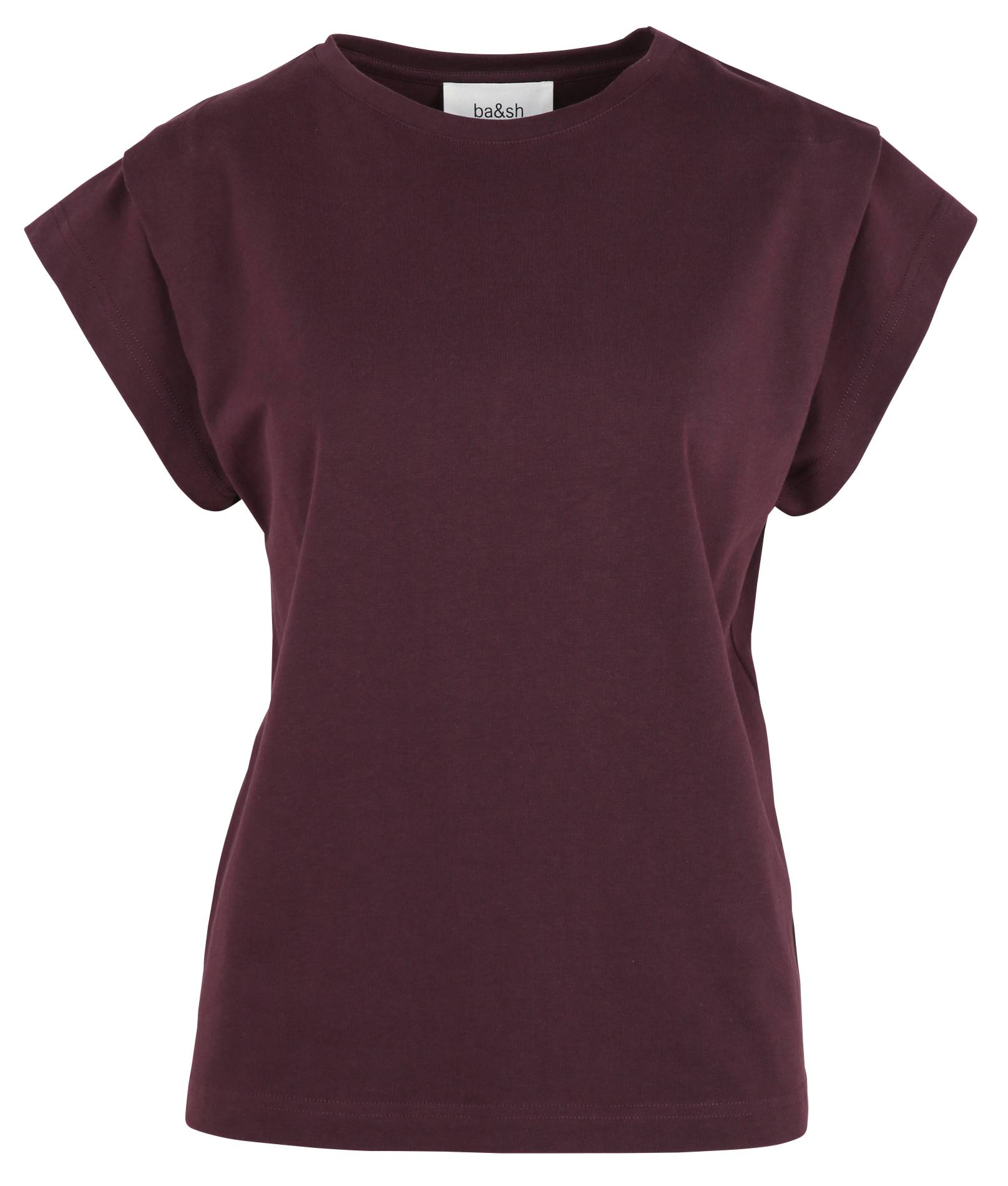 Straight fit short-sleeve t-shirt BA&SH Plums
