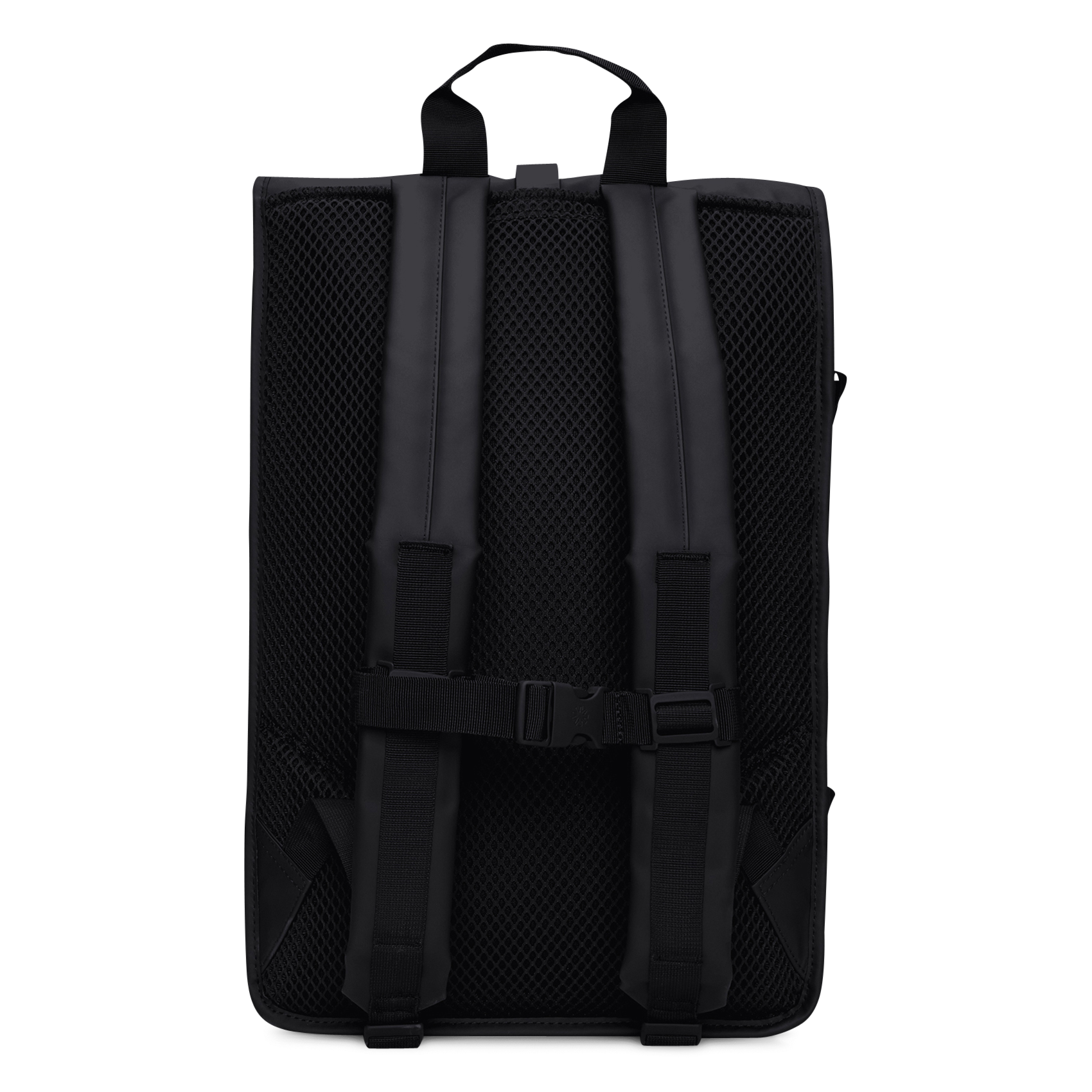 Waterproof roll-top backpack RAINS Green