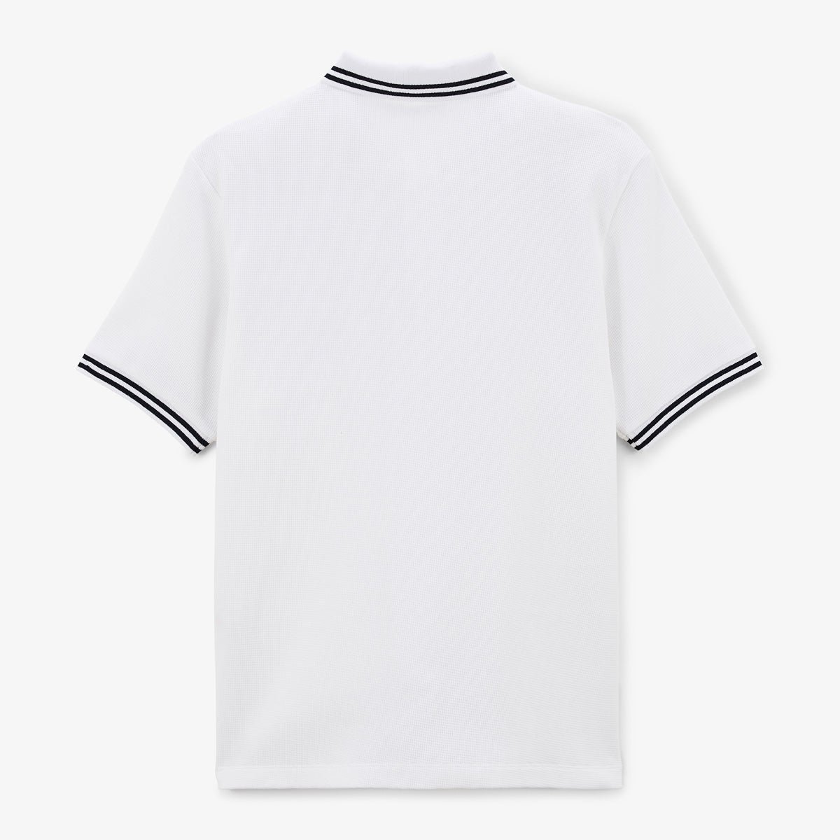 Short-sleeved waffle fabric polo SERGE BLANCO White