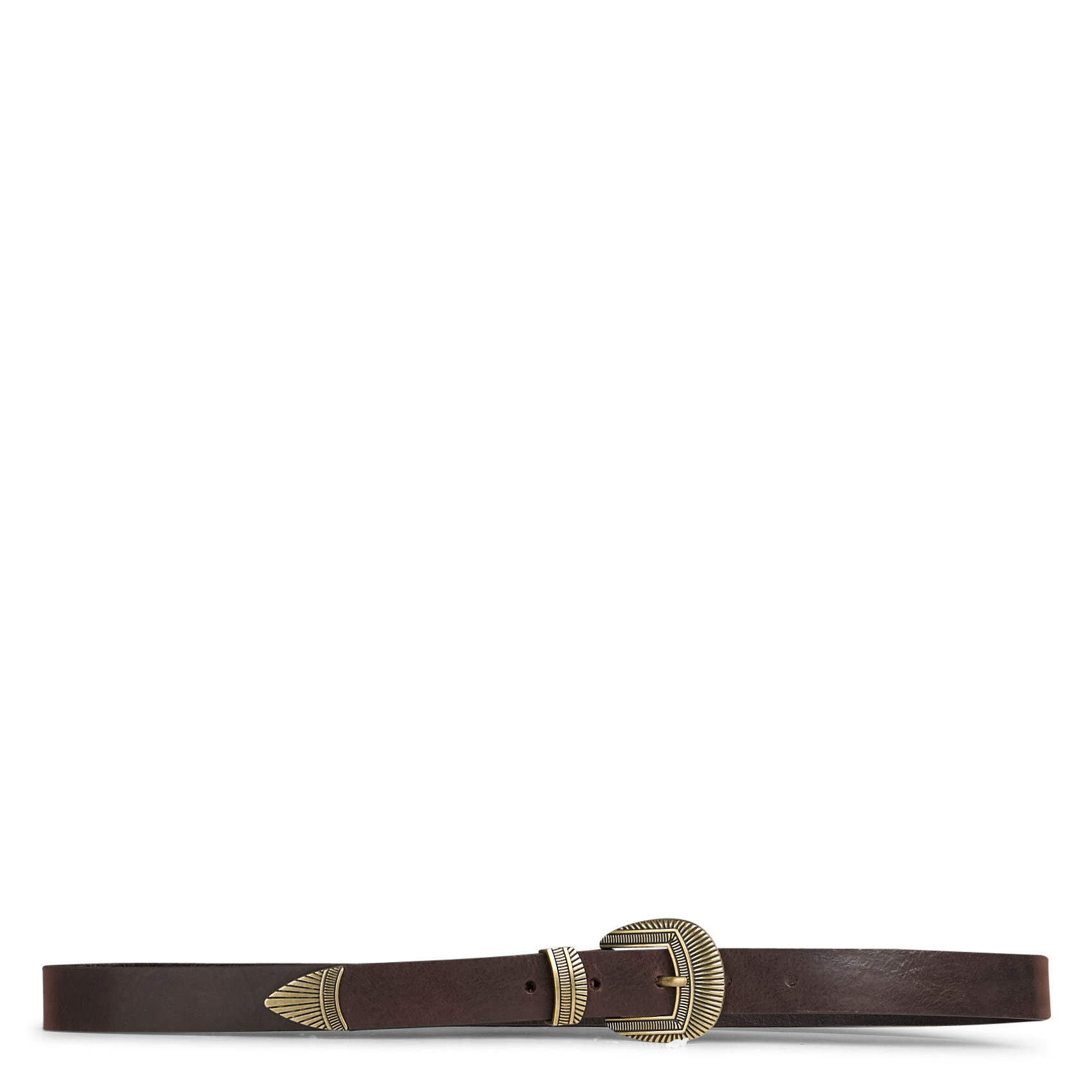 Ceinture en cuir SUD EXPRESS Marron