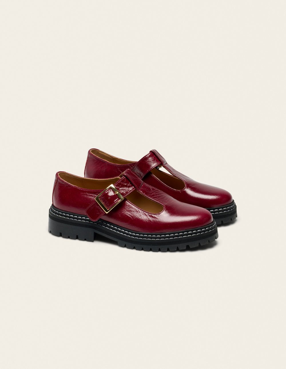 Derby shoes ODAJE EX. M.MOUSTACHE Red