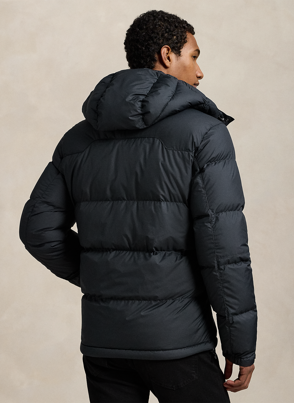 High-neck padded jacket POLO RALPH LAUREN Black