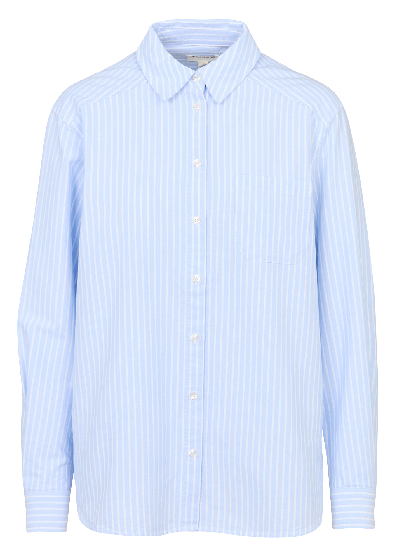 Chemise col classique en coton MAISON 123 Bleu