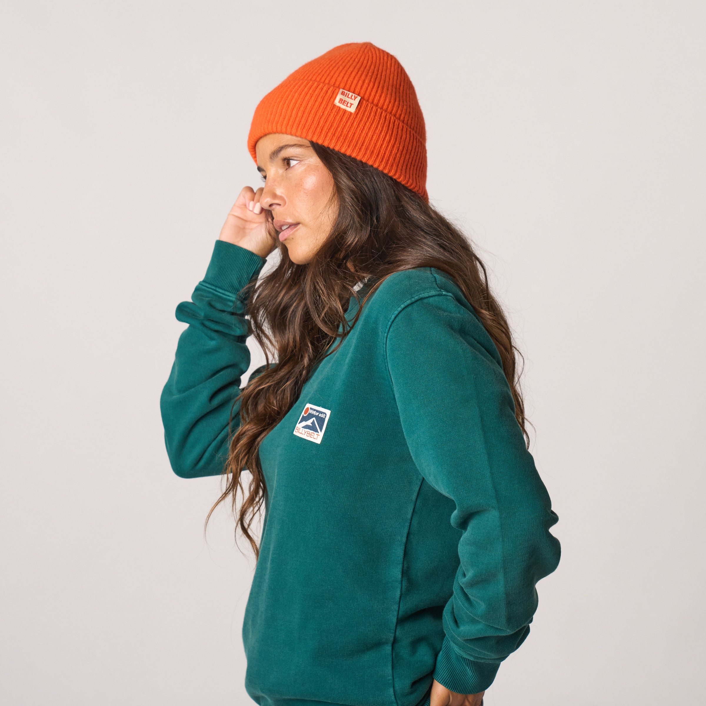 Low-cut loose-fit dress BILLYBELT Orange