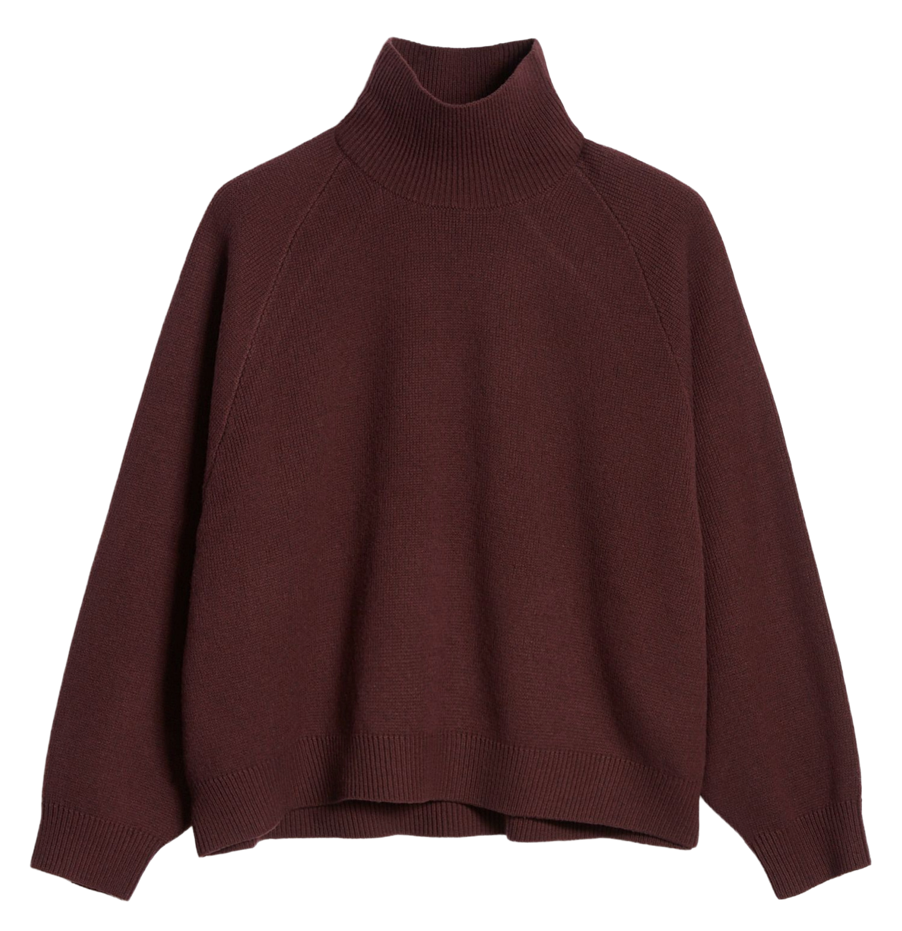 Pull col roulé en laine  VANESSA BRUNO Marron