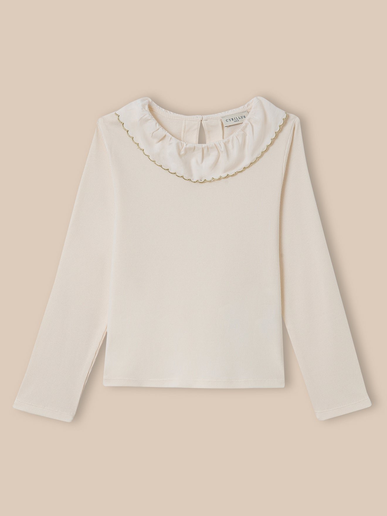 T-shirt - organic cotton CYRILLUS Beige